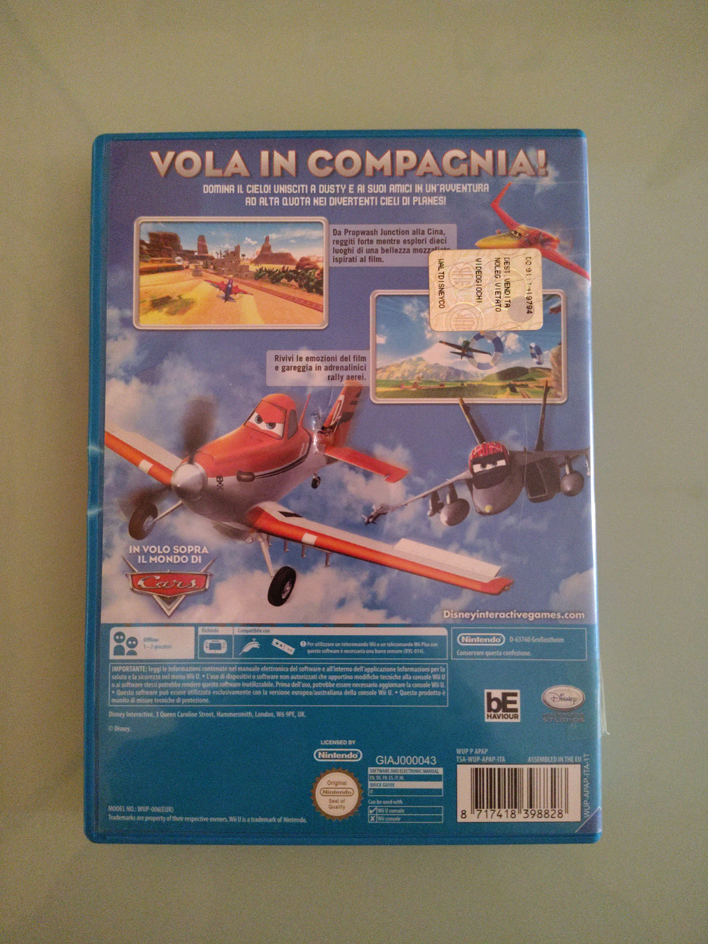 Planes / Wii u