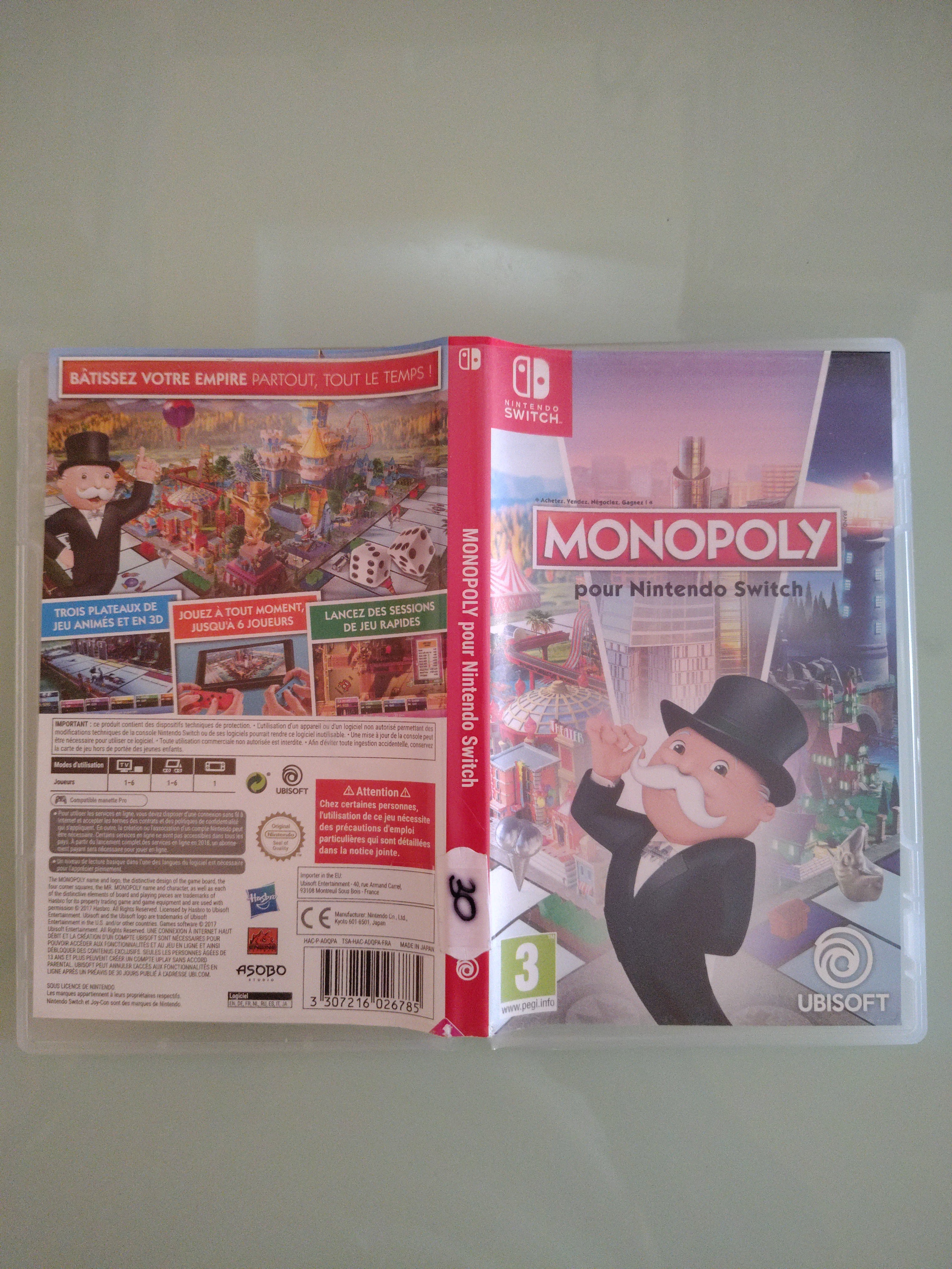 Ubisoft Monopoly Nintendo Switch Game (2017