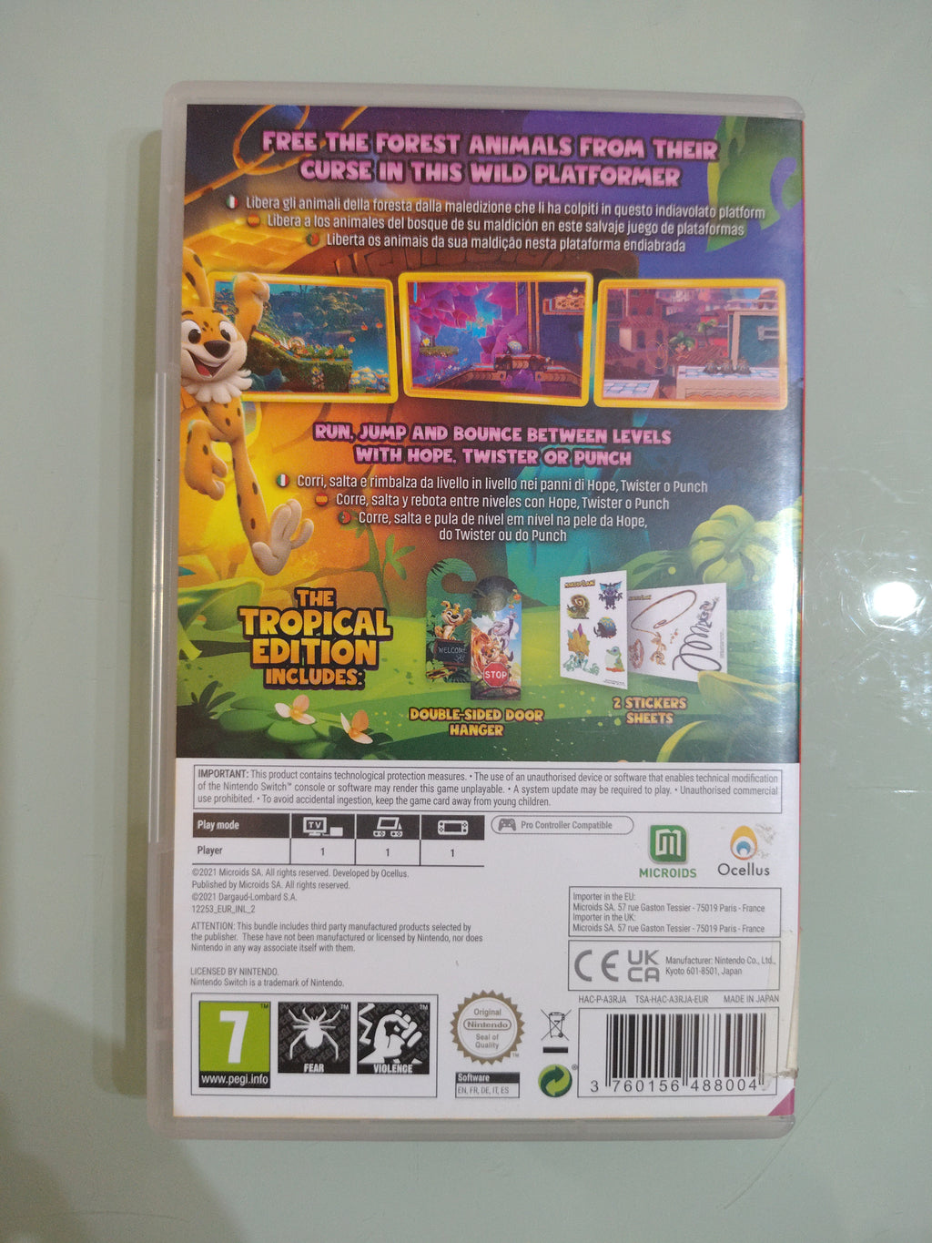 Marsupilami: Hoobadventure - Tropical Edition SWITCH