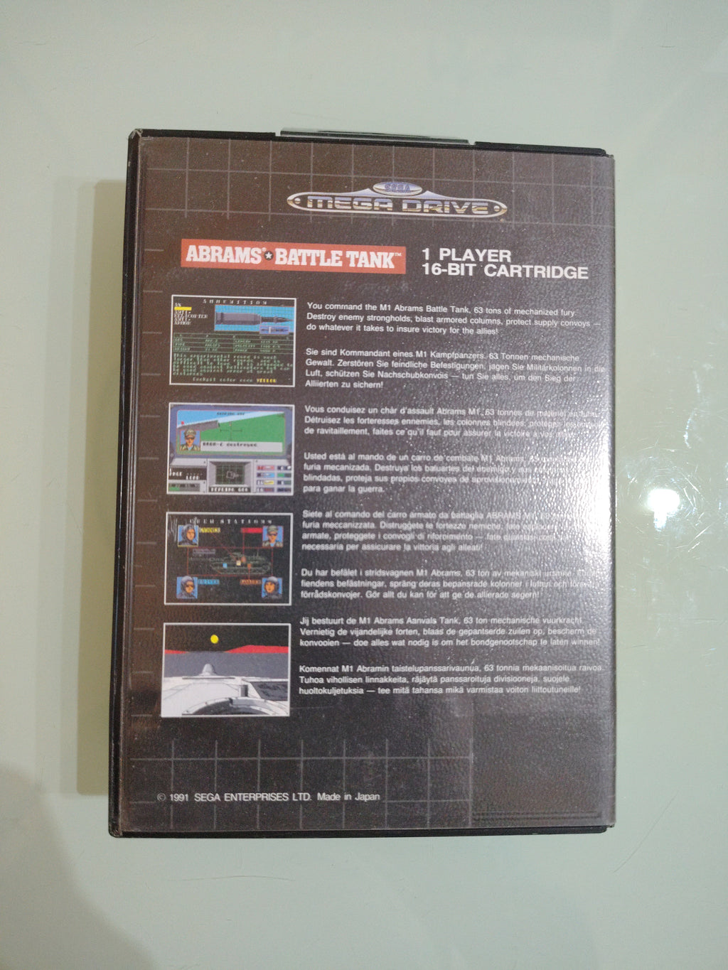 M1 Abrams Battle Tank  Mega Drive