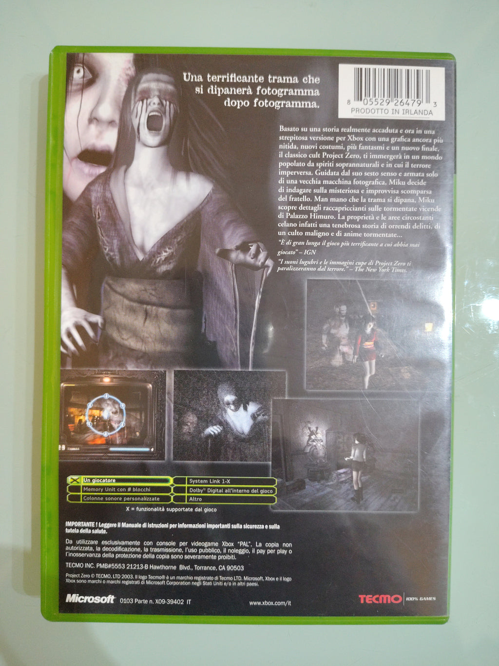 Project Zero versione italiana
