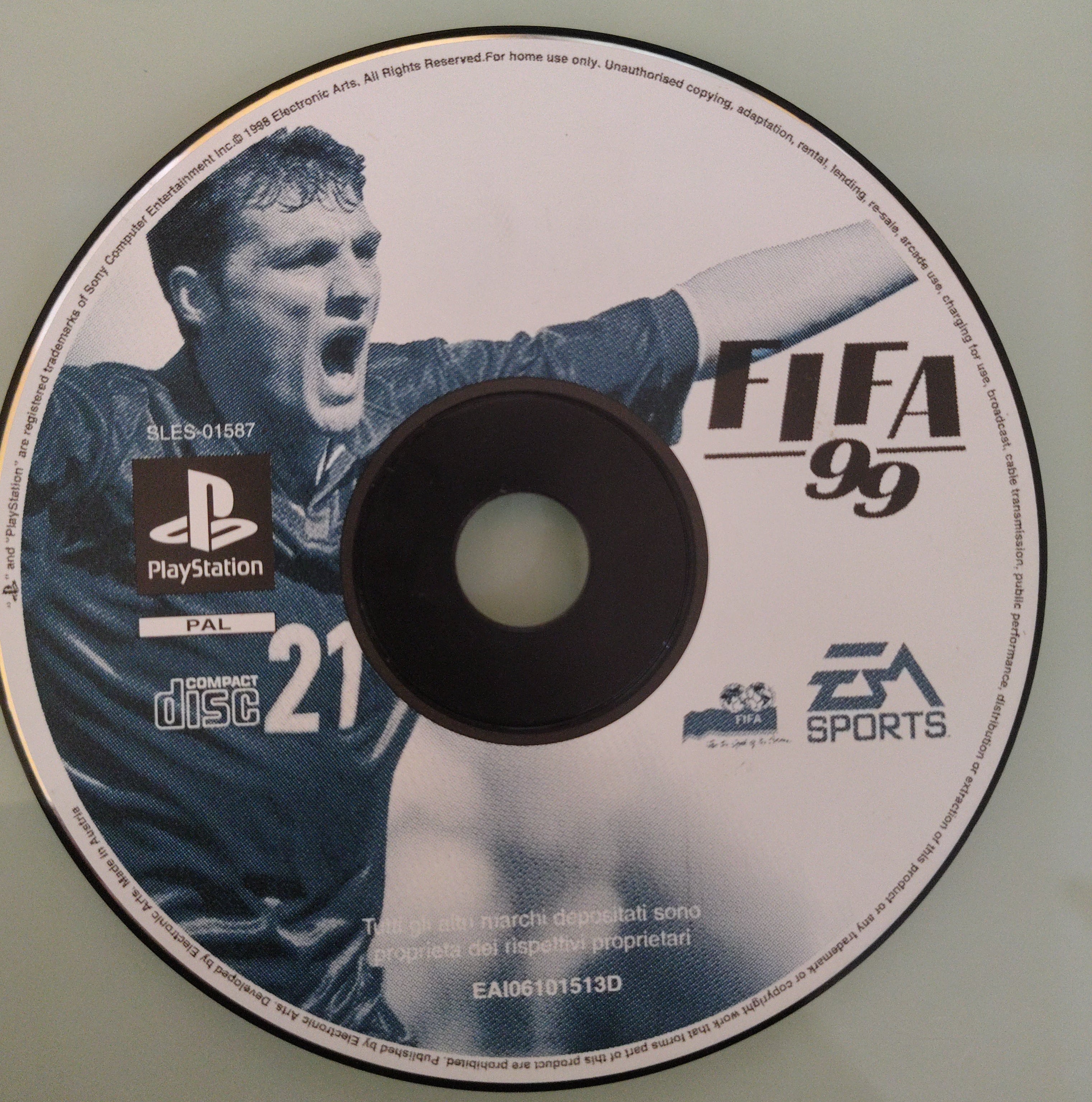 Fifa 99-Ps1-Play Station-Solo Disco