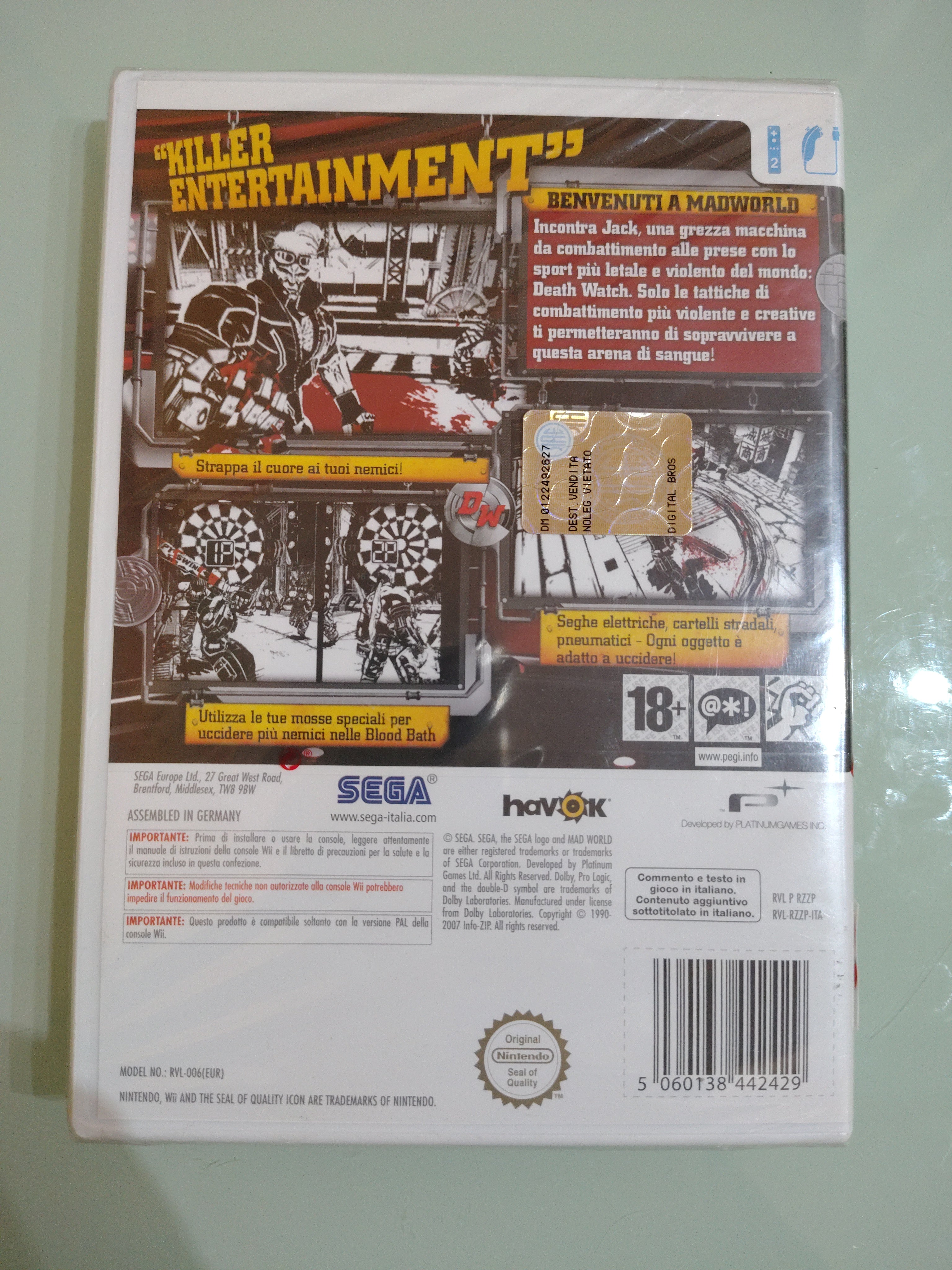 MADWORLD nuovo sigillato