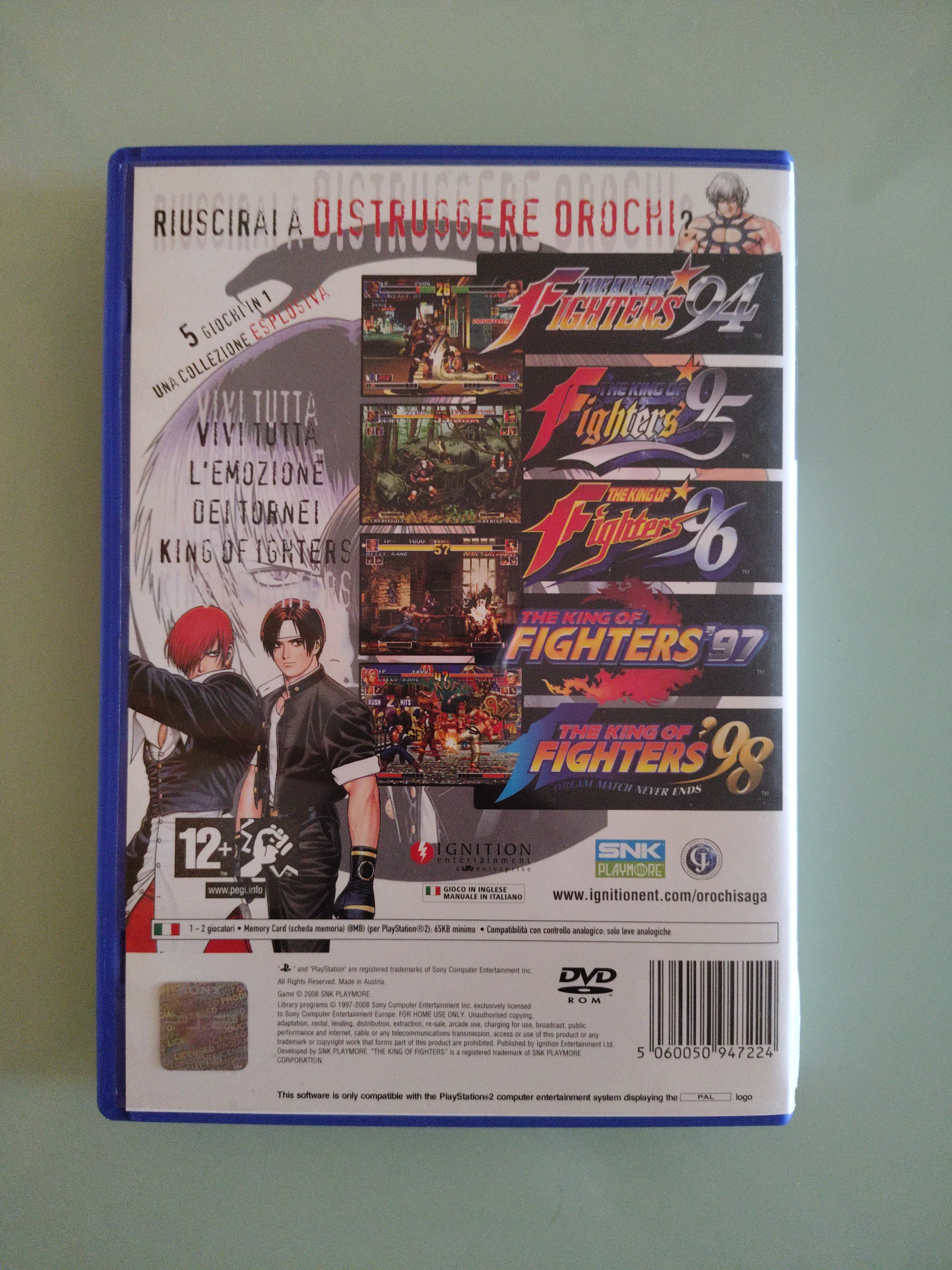 King of Fighters Collection: Orochi Saga - PlayStation 2 versione italiana