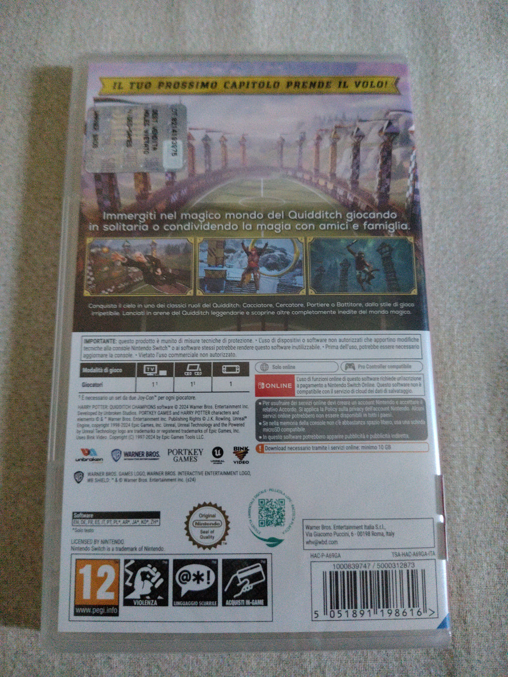 Harry Potter Quidditch Champions Edizione Deluxe CodeInBox NUOVO