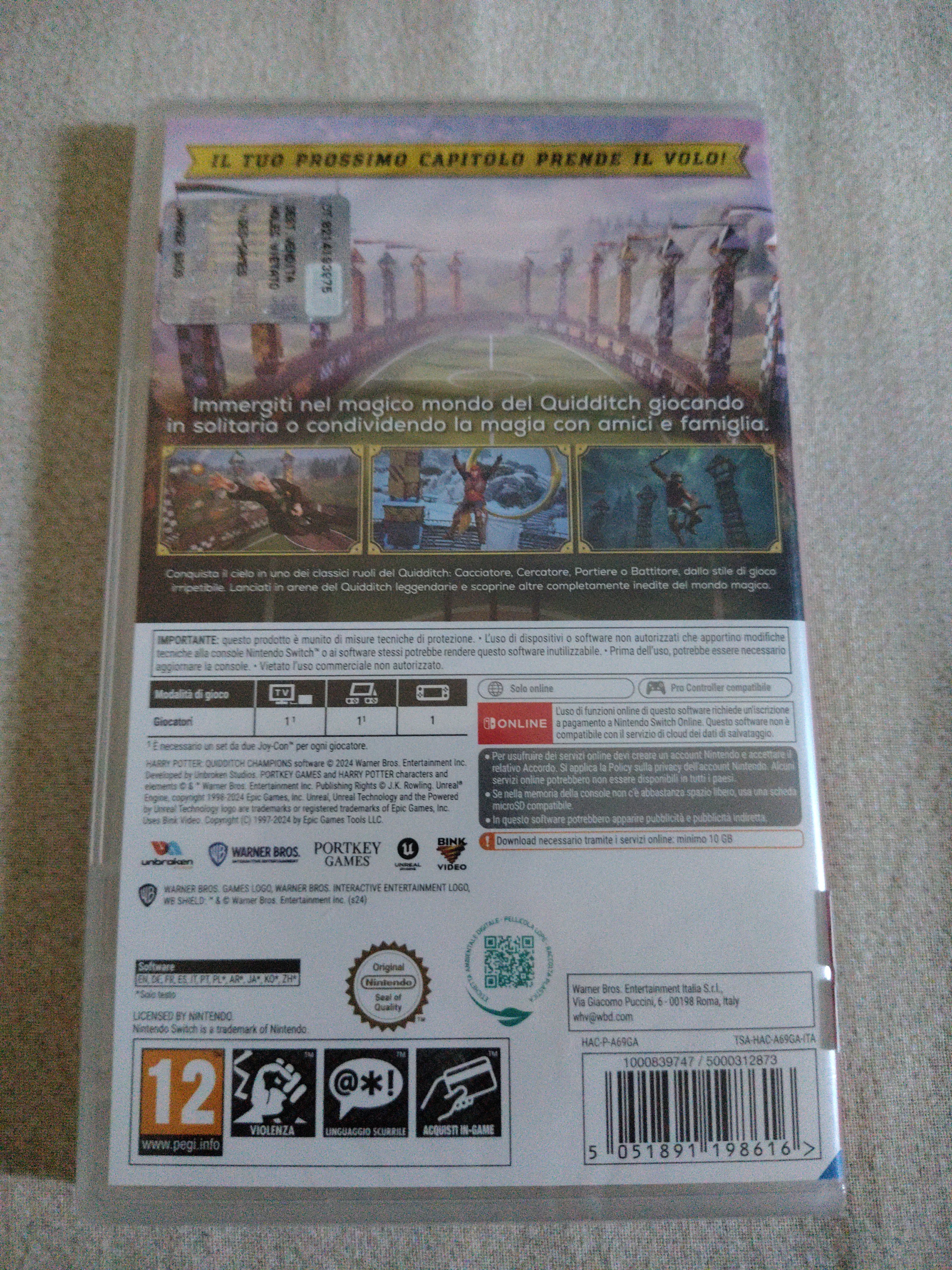 Harry Potter Quidditch Champions Edizione Deluxe CodeInBox NUOVO