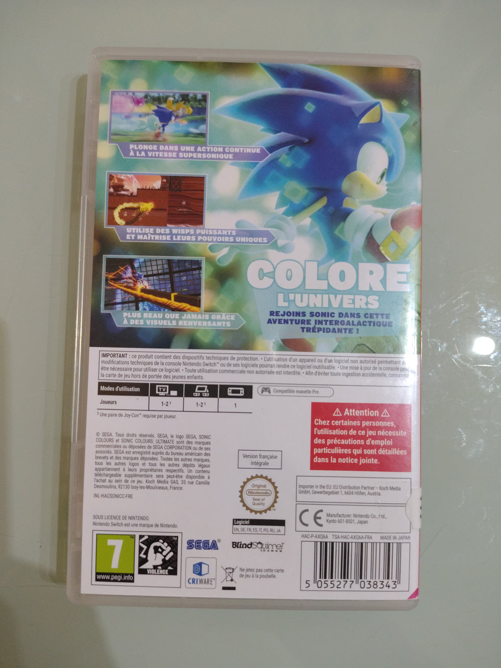 Sonic Colors Ultimate: Launch Edition - Nintendo Switch