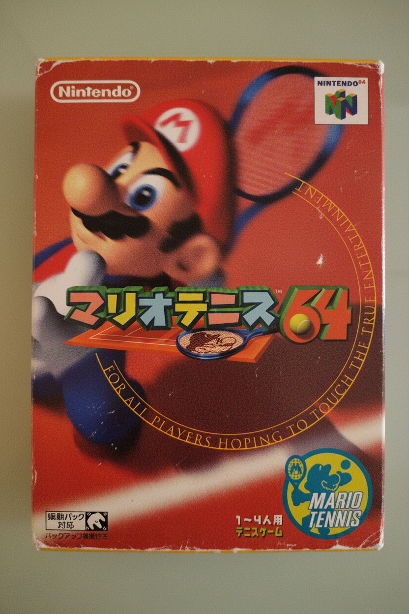 Mario Tennis 64 N64 Nintendo BOX dal Giappone