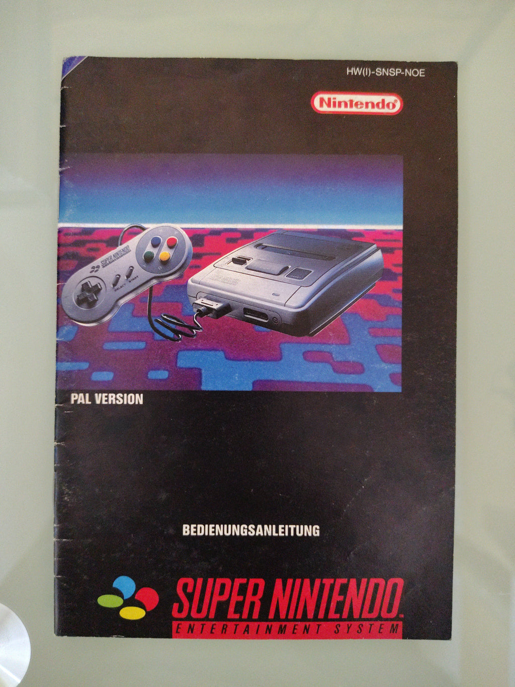 Manuale Nintendo snes versione PAL