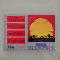 Sega Game Gear - Disney il.re leone ( manuale )