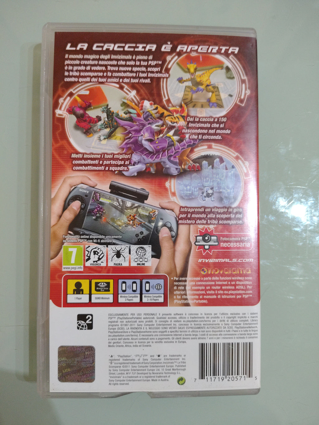 INVIZIMALS LE TRIBÙ SCOMPARSE PSP PLAYSTATION PAL ITA ITALIANO ORIGINAL COMPLETO