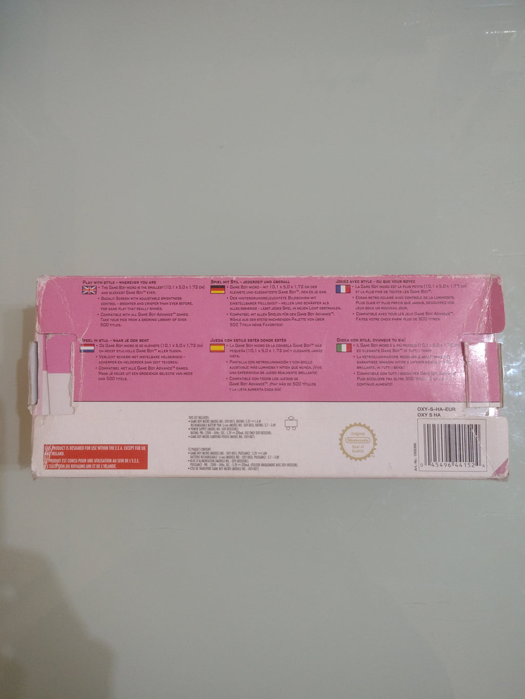 GAME BOY MICRO ROSA