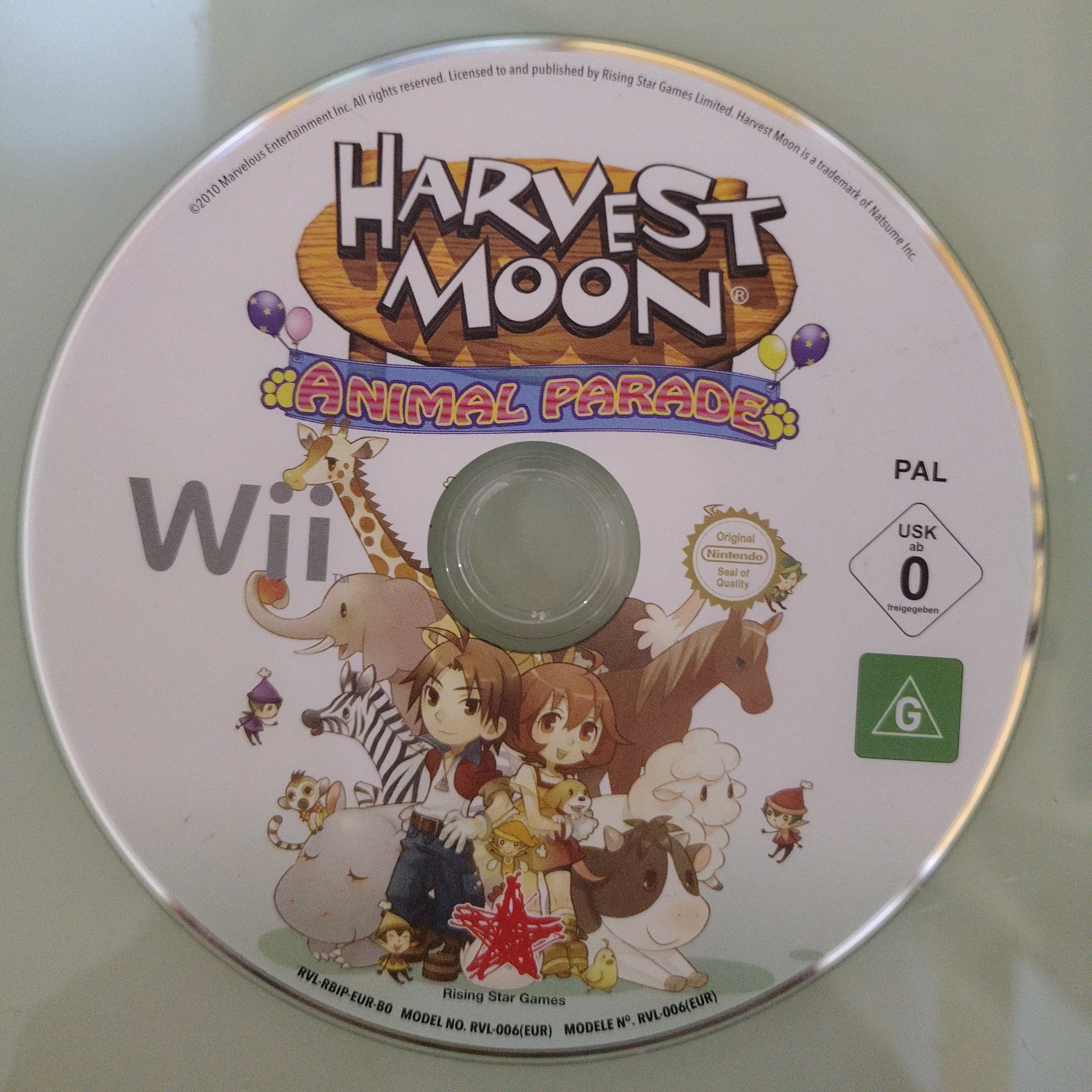 Harvest Moon - Deine Tierparade ( solo disco)