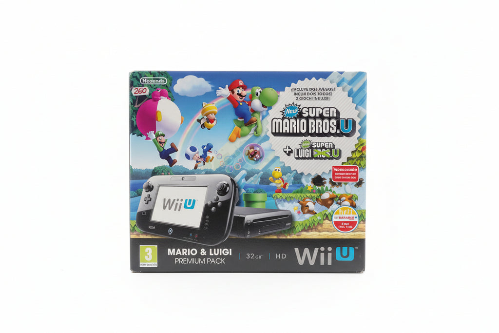 Nintendo Wii U Mario & Luigi Deluxe Set 32 GB Console Nera PAL