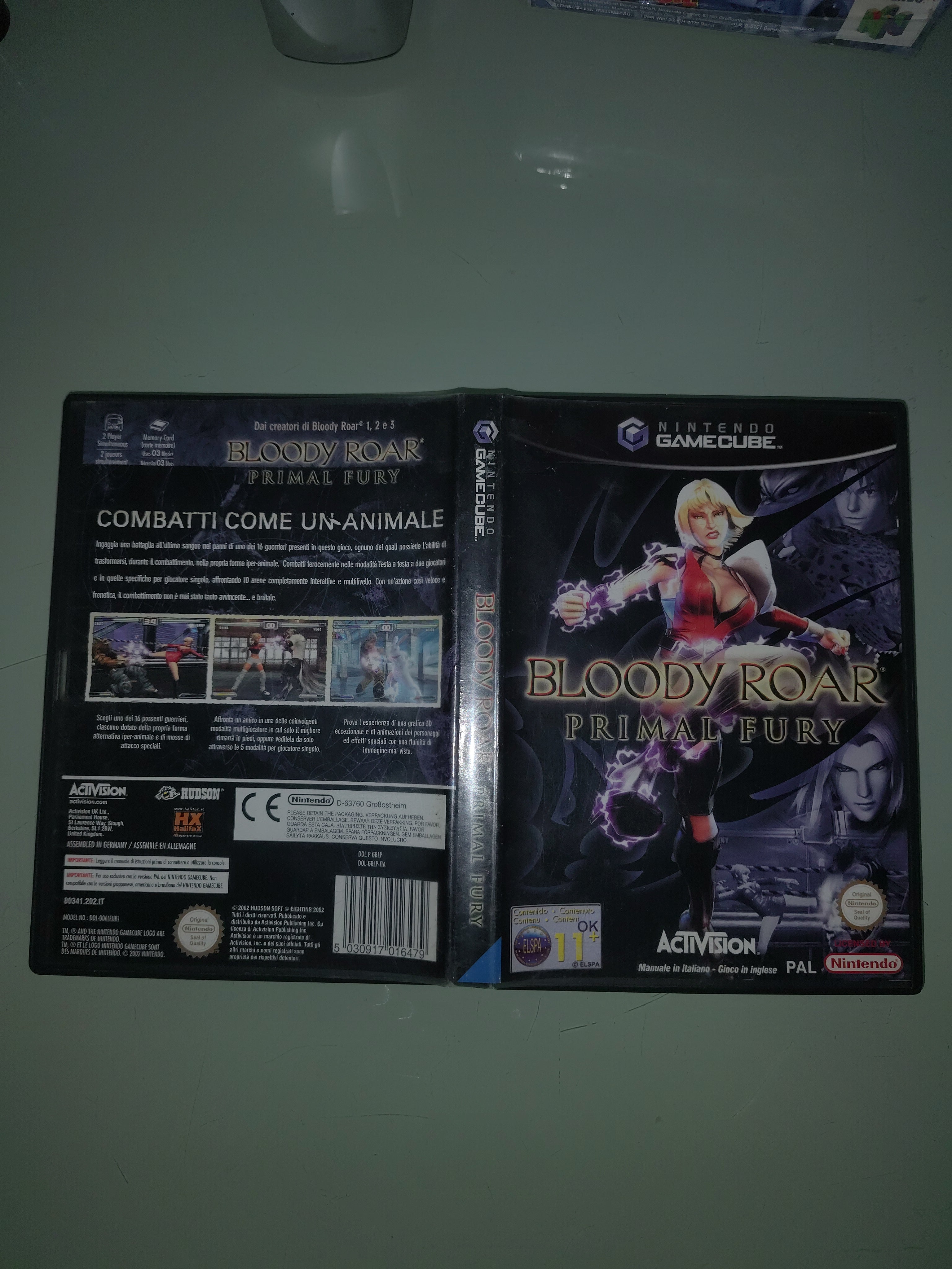 BLOODY ROAR Primal Fury PAL ITA