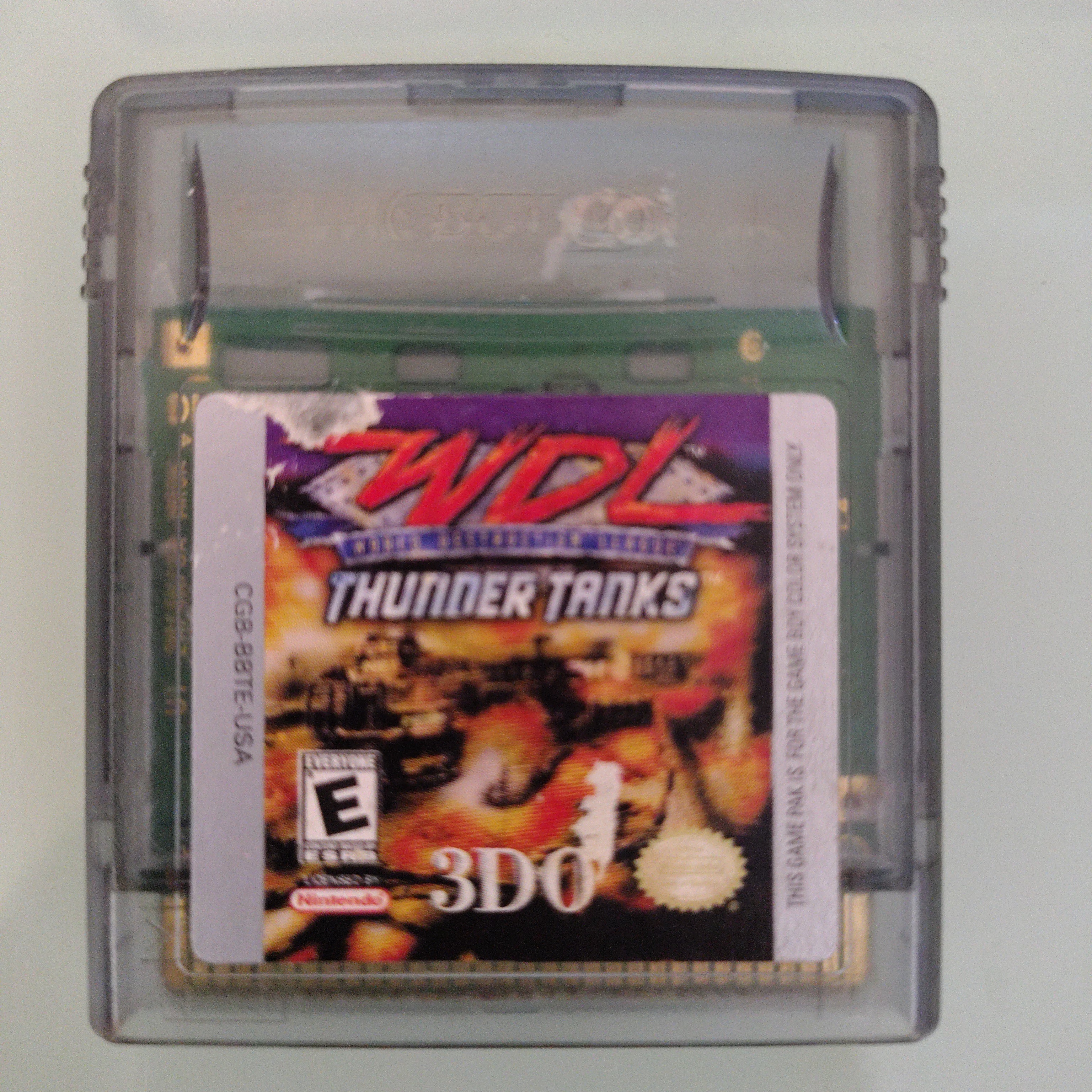 World Destruction League: Thunder Tanks (Nintendo Game Boy Color, 2000)