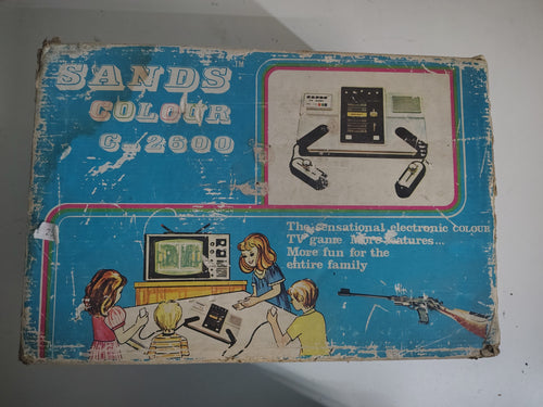 Console Vintage SANDS Color TV Game Model C-2600 anni '70