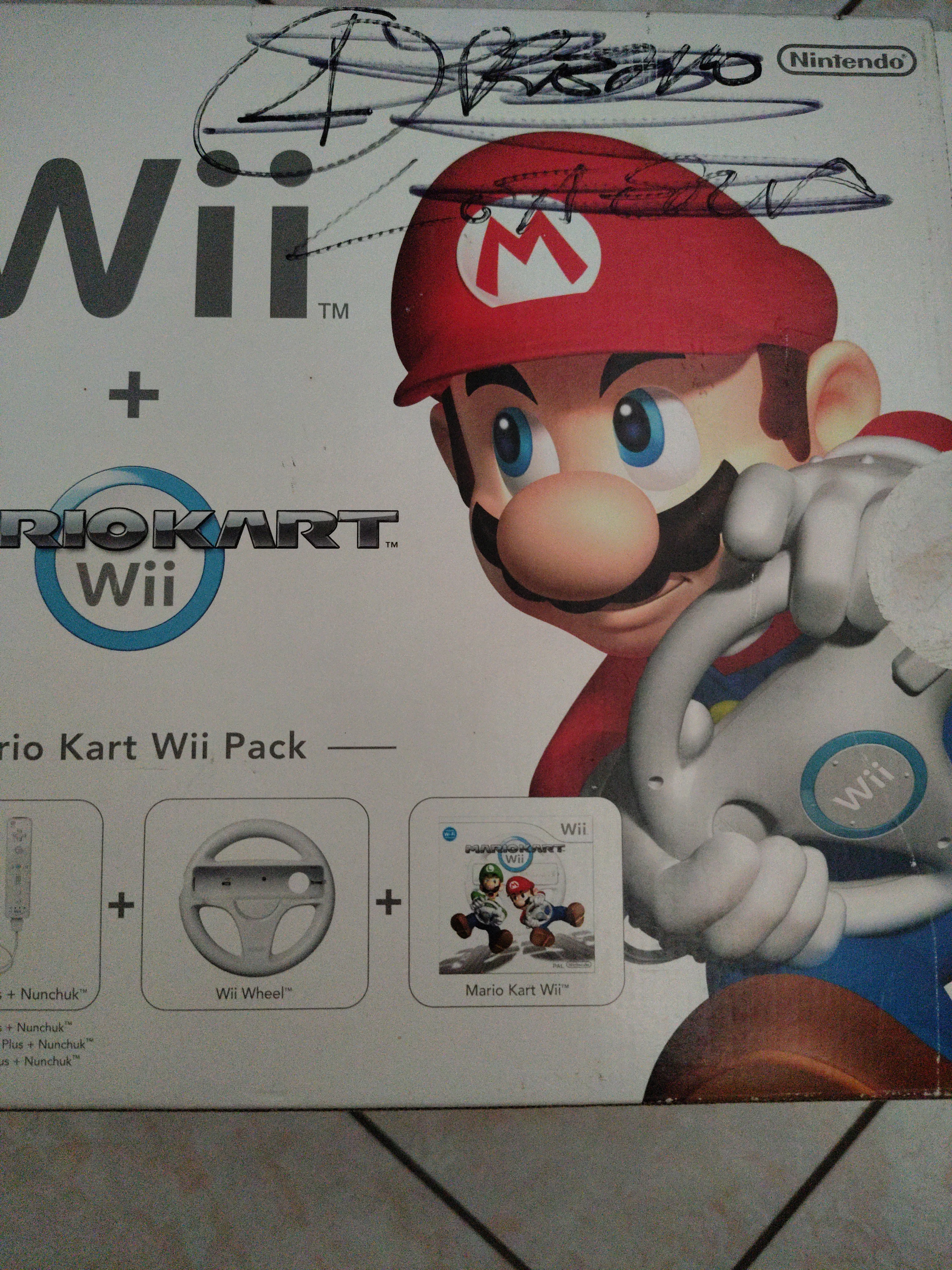Console Nintendo Wii Super Mario Kart Edition Videogame Game Gioco Completa ( legge giochi game cube)
