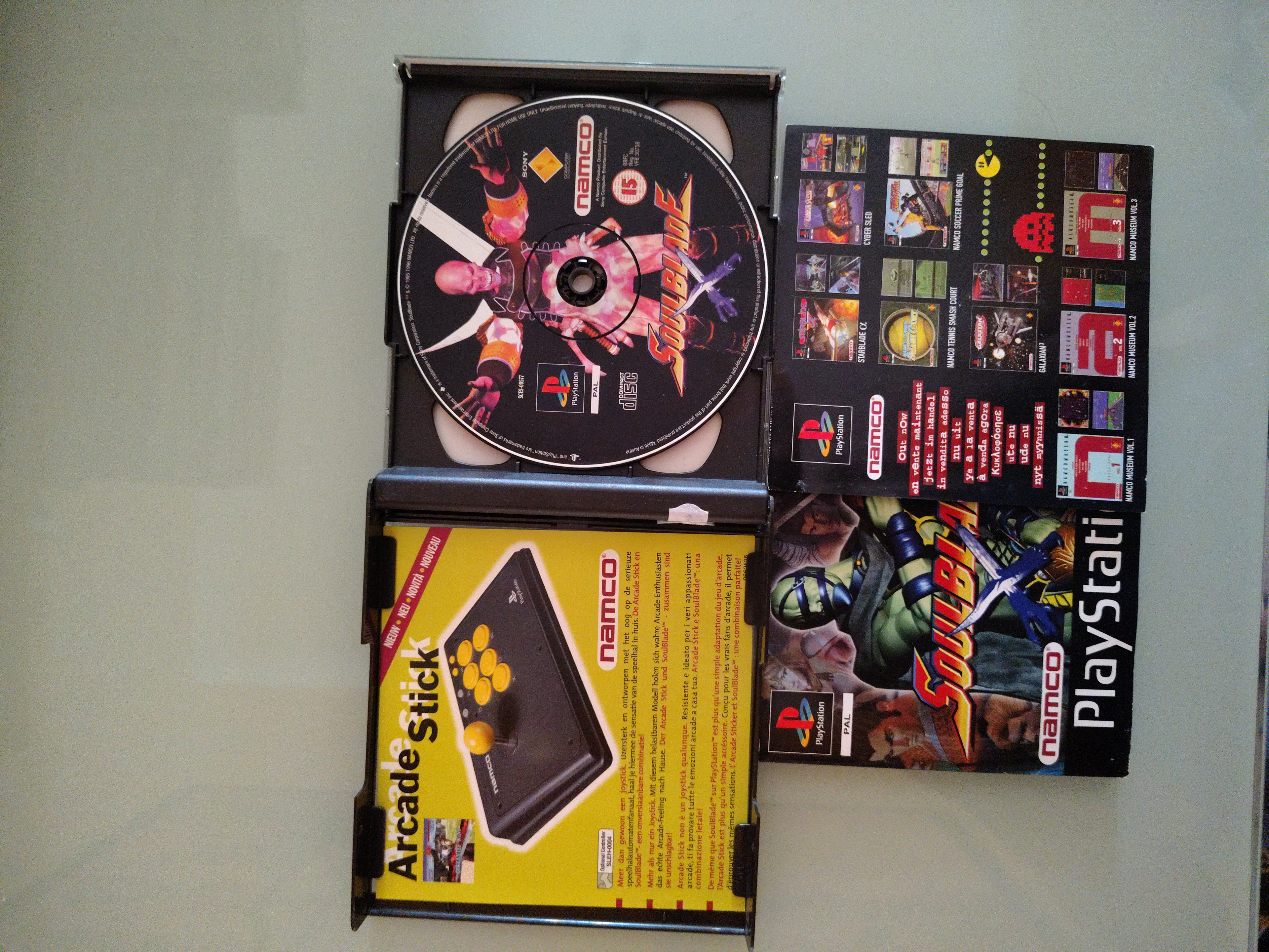 SOUL BLADE PS1 PAL ITA Gioco Completo Playstation 1 - Raro Vintage Italiano Sony