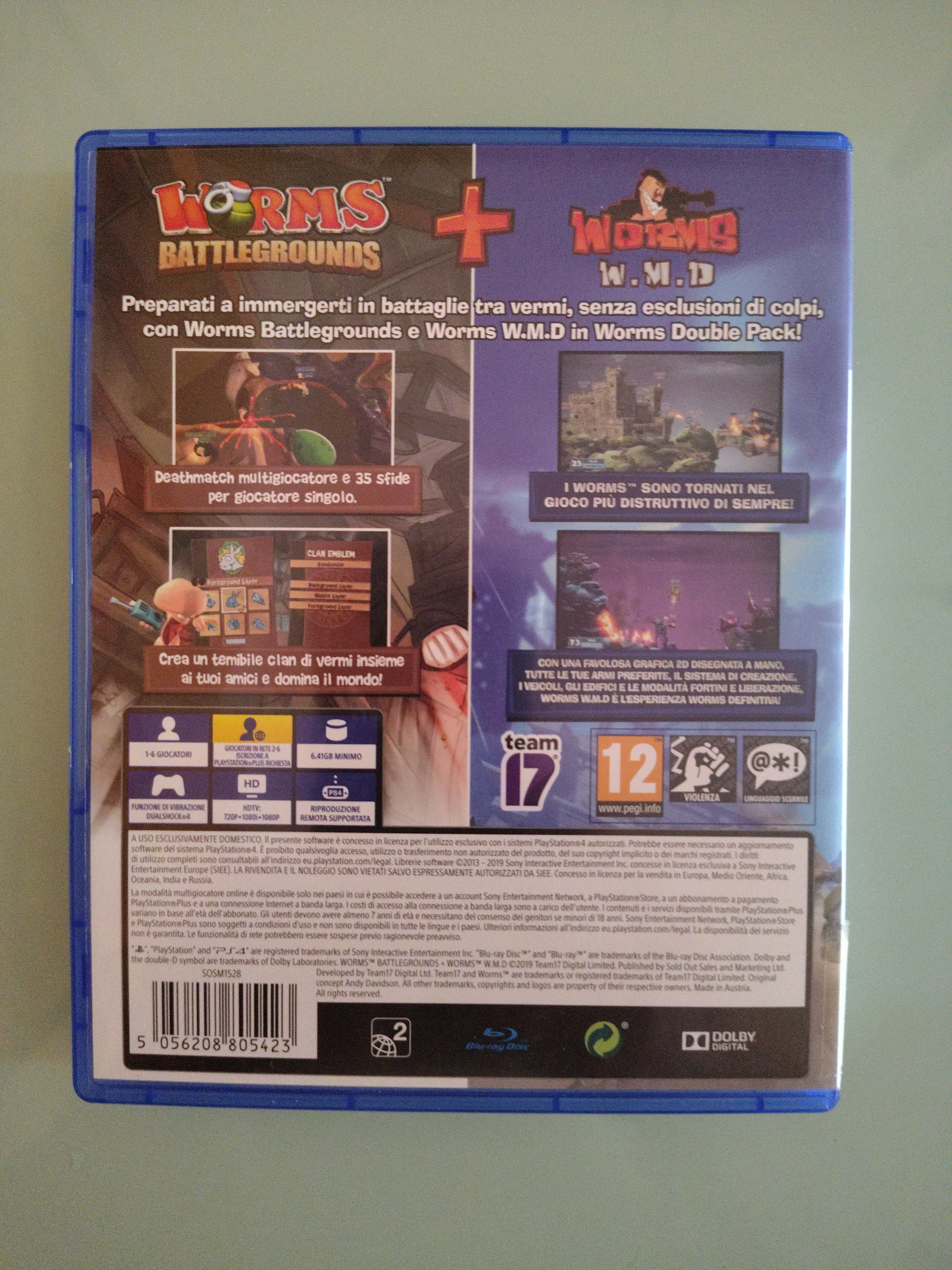 Worms Battlegrounds  Worms WMD PS4