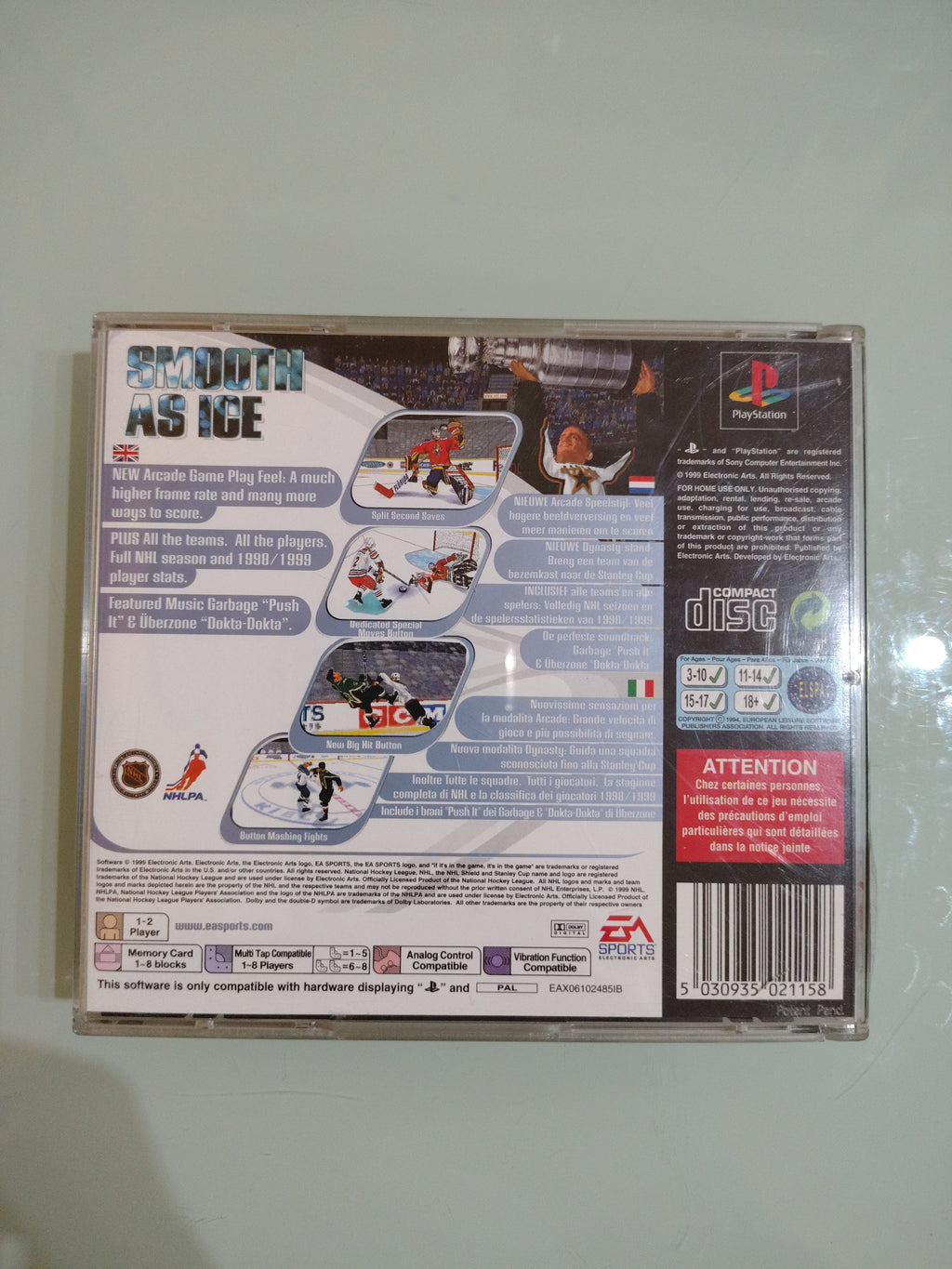 NHL 2001 Hockey 🏒 Completo 🔥 Sony PlayStation 1 🇬🇧 ENG PAL