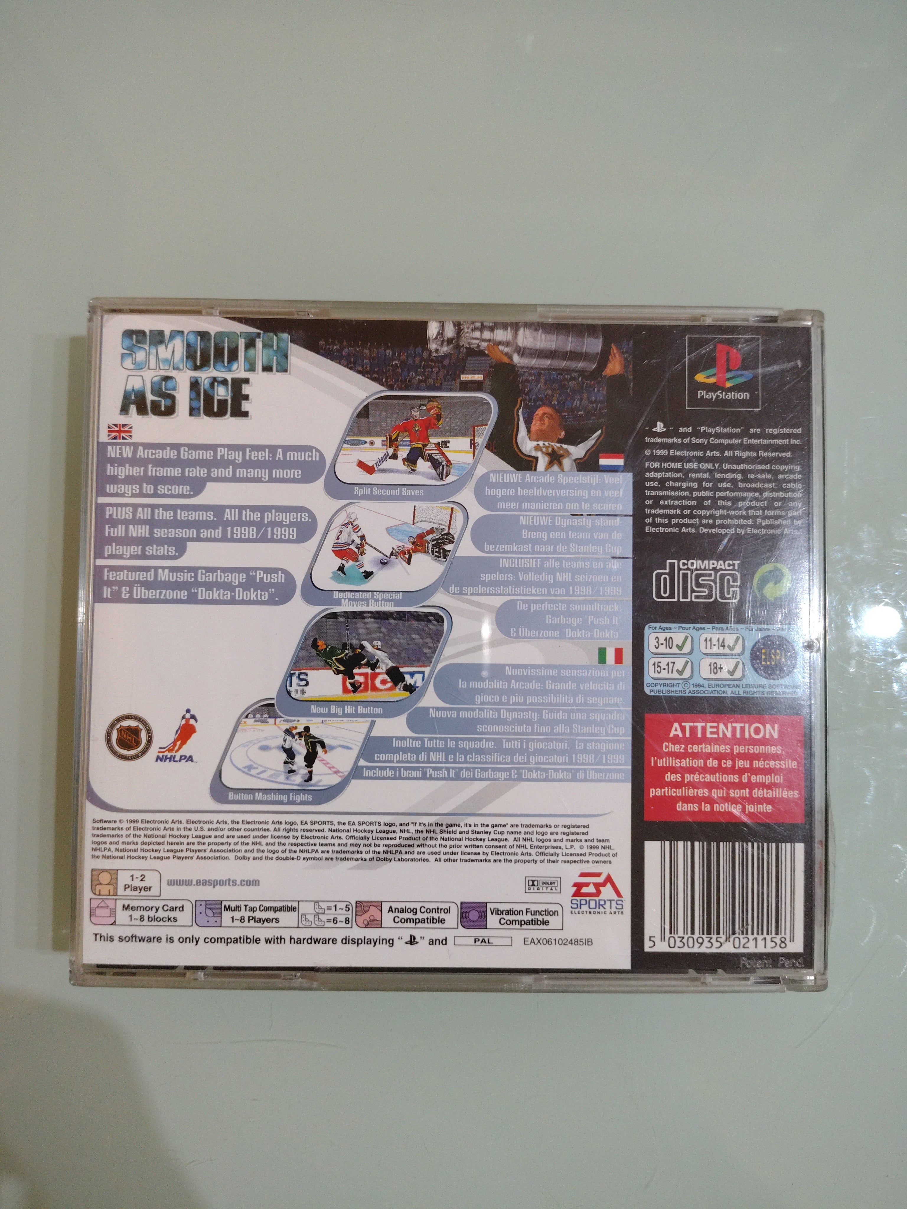 NHL 2001 Hockey 🏒 Completo 🔥 Sony PlayStation 1 🇬🇧 ENG PAL