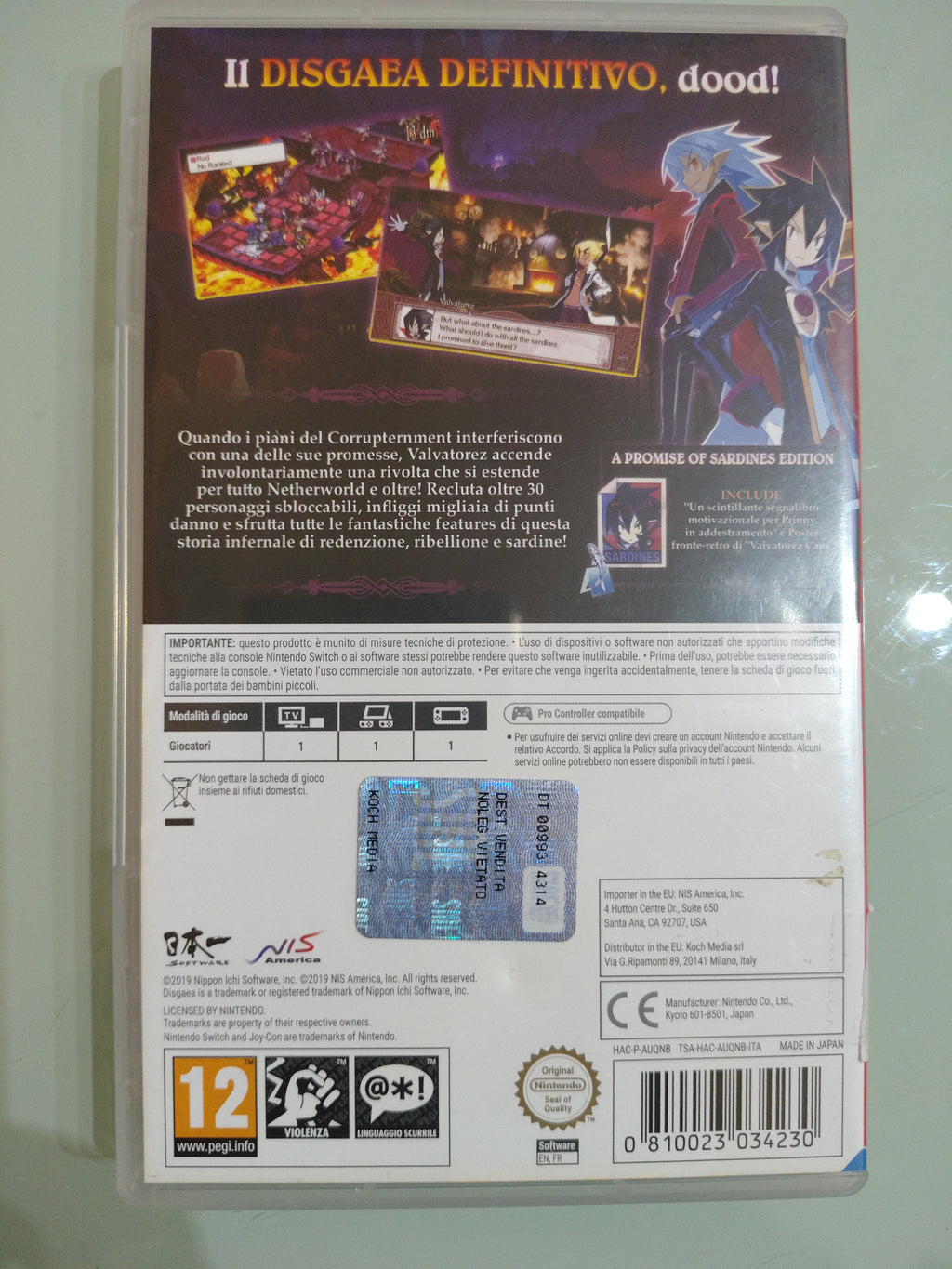DISGAEA 4 COMPLETE+  NINTENDO SWITCH Pal