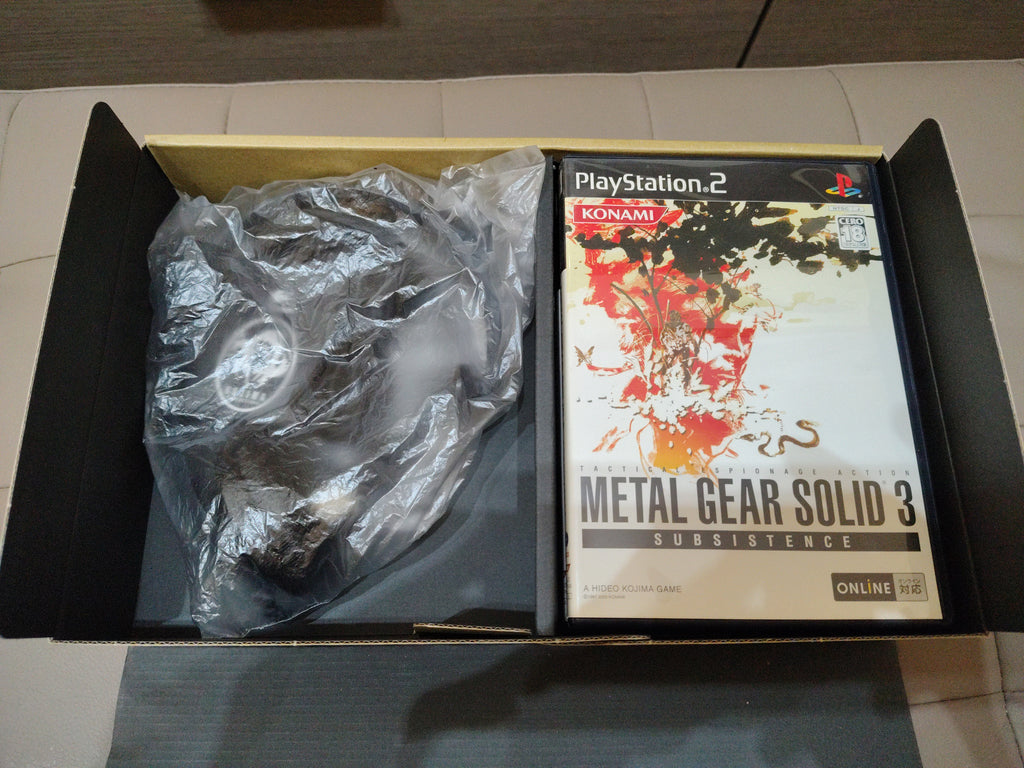 METAL GEAR SOLID 3 SUBSISTENCE COLLECTOR PS2 JAP