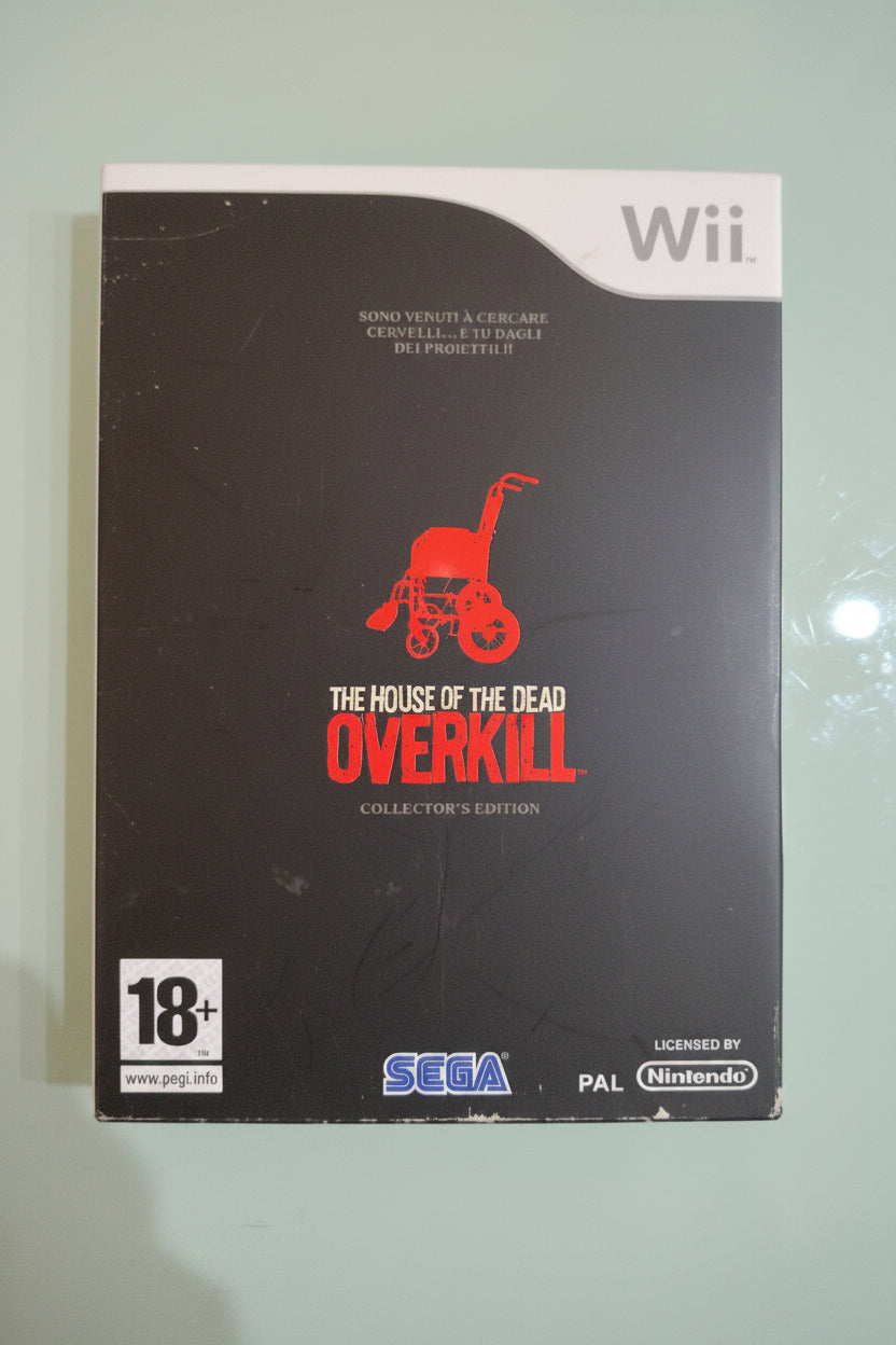 THE HOUSE OF THE DEAD OVERKILL COLLECTOR'S EDITION NINTENDO WII PAL COME NUOVO raro