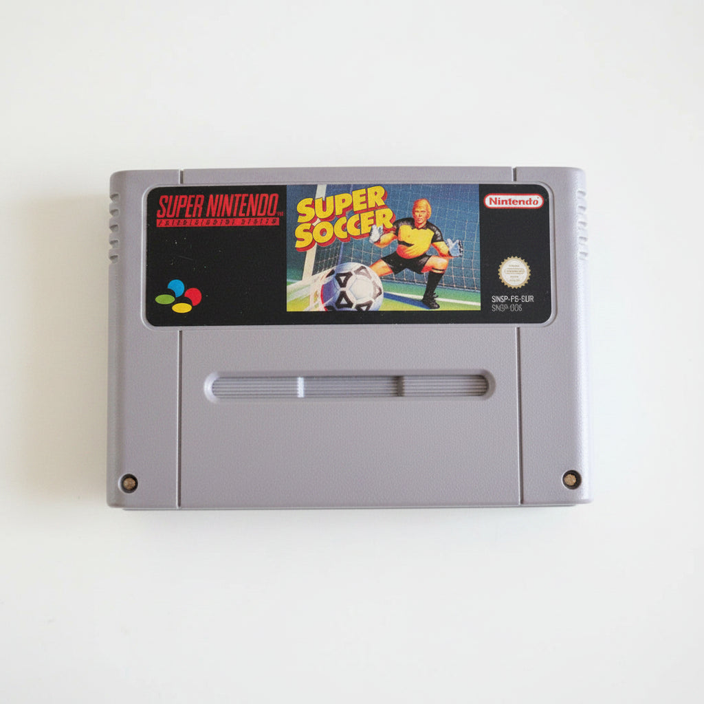 SUPER SOCCER SUPER NINTENDO SNES USATO PAL ITA GIG SOLO CARTUCCIA