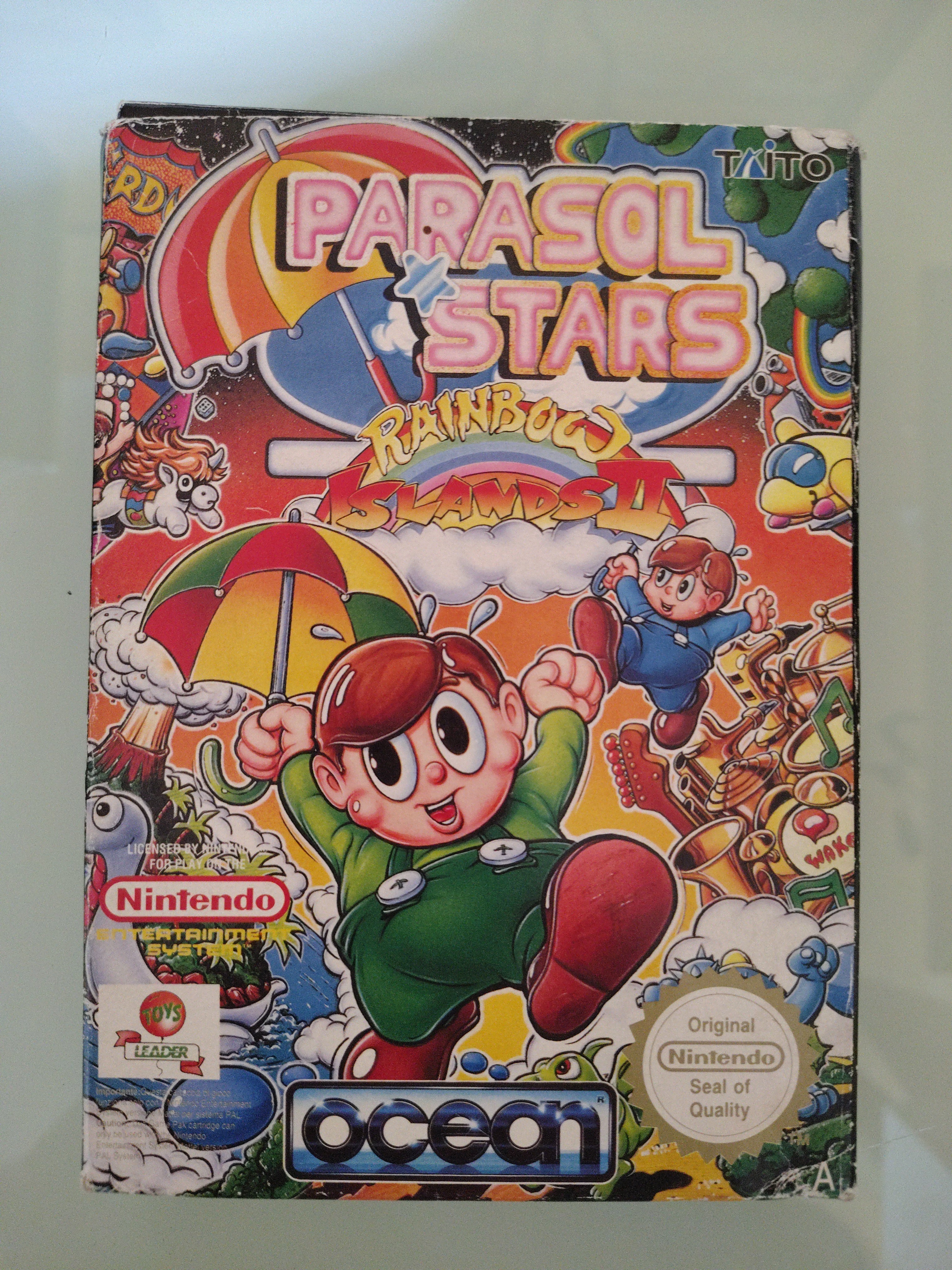 # Parasol Stars Rainbow Islands II Nintendo Nes ITALIANO Originale 100% RARO