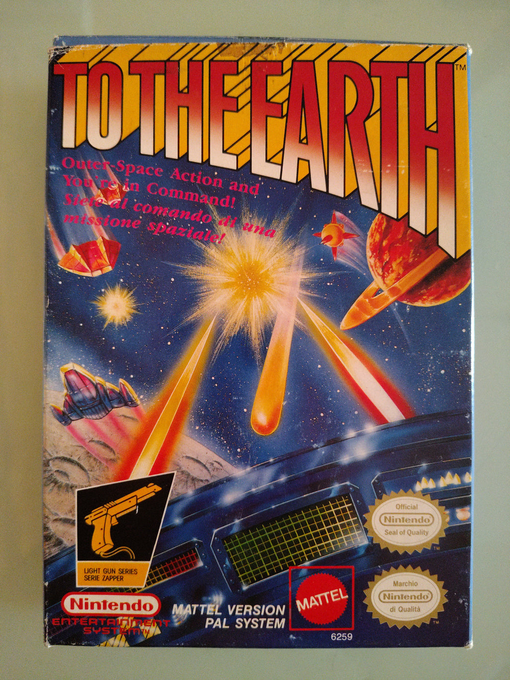 To the Earth NES Nintendo Completo  Originale Autentico Ottime Condizioni
