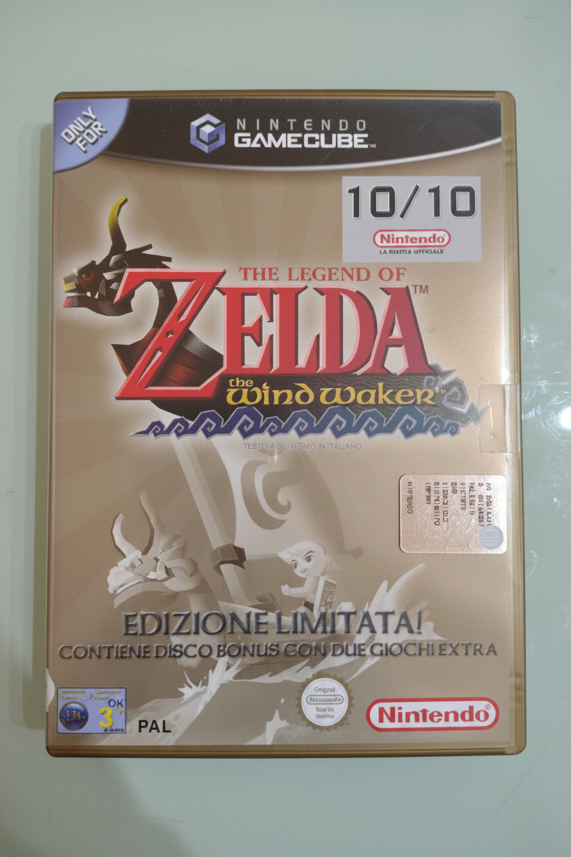 THE LEGEND OF ZELDA THE WIND WAKER GAMECUBE PAL ITA ITALIANO ORIGINALE COMPLETO