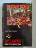 Donkey Kong Country (Super Nintendo) solo manuale