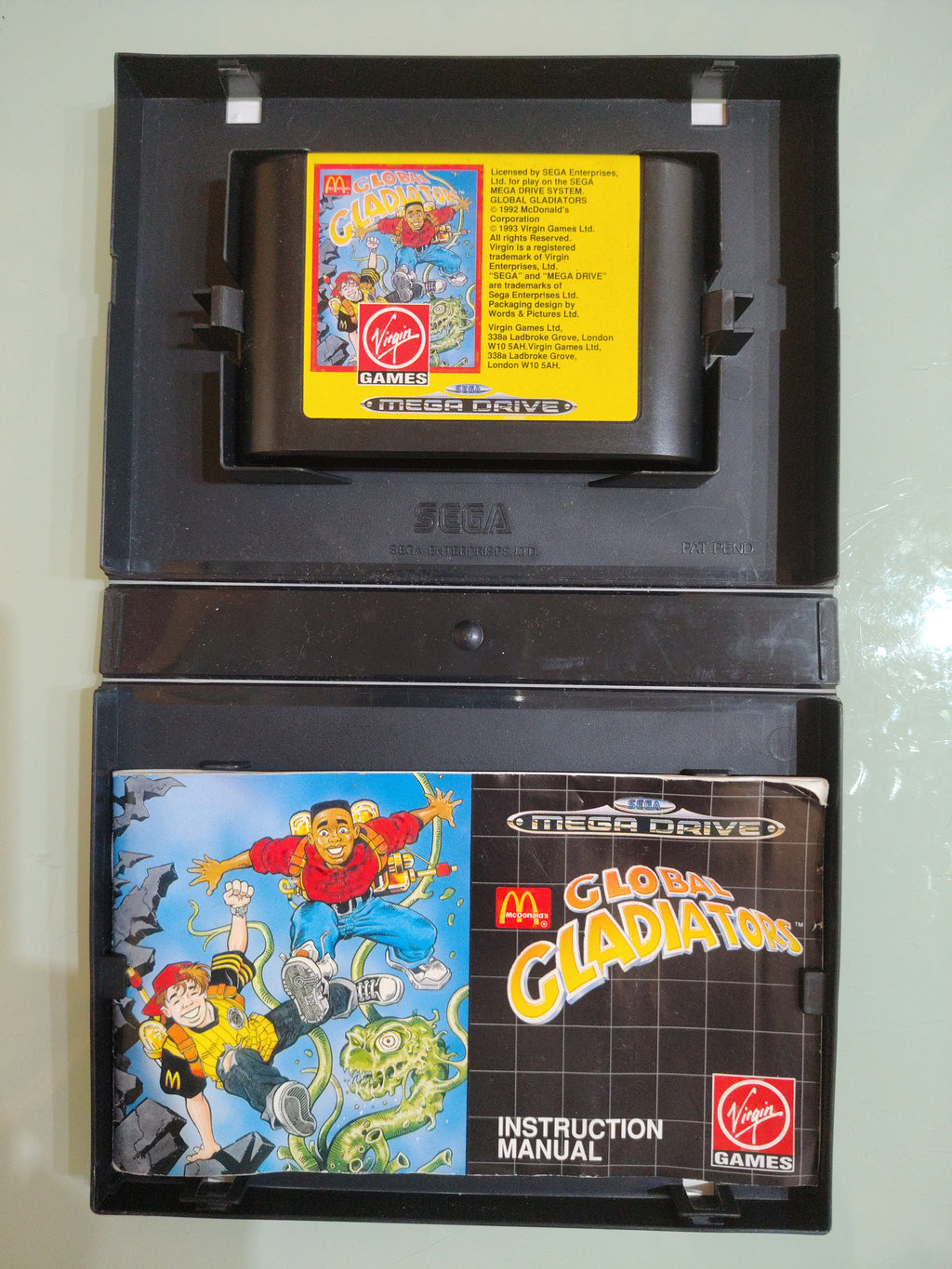 VINTAGE 1993 SEGA MEGADRIVE McDONALDS GLOBAL GLADIATOR