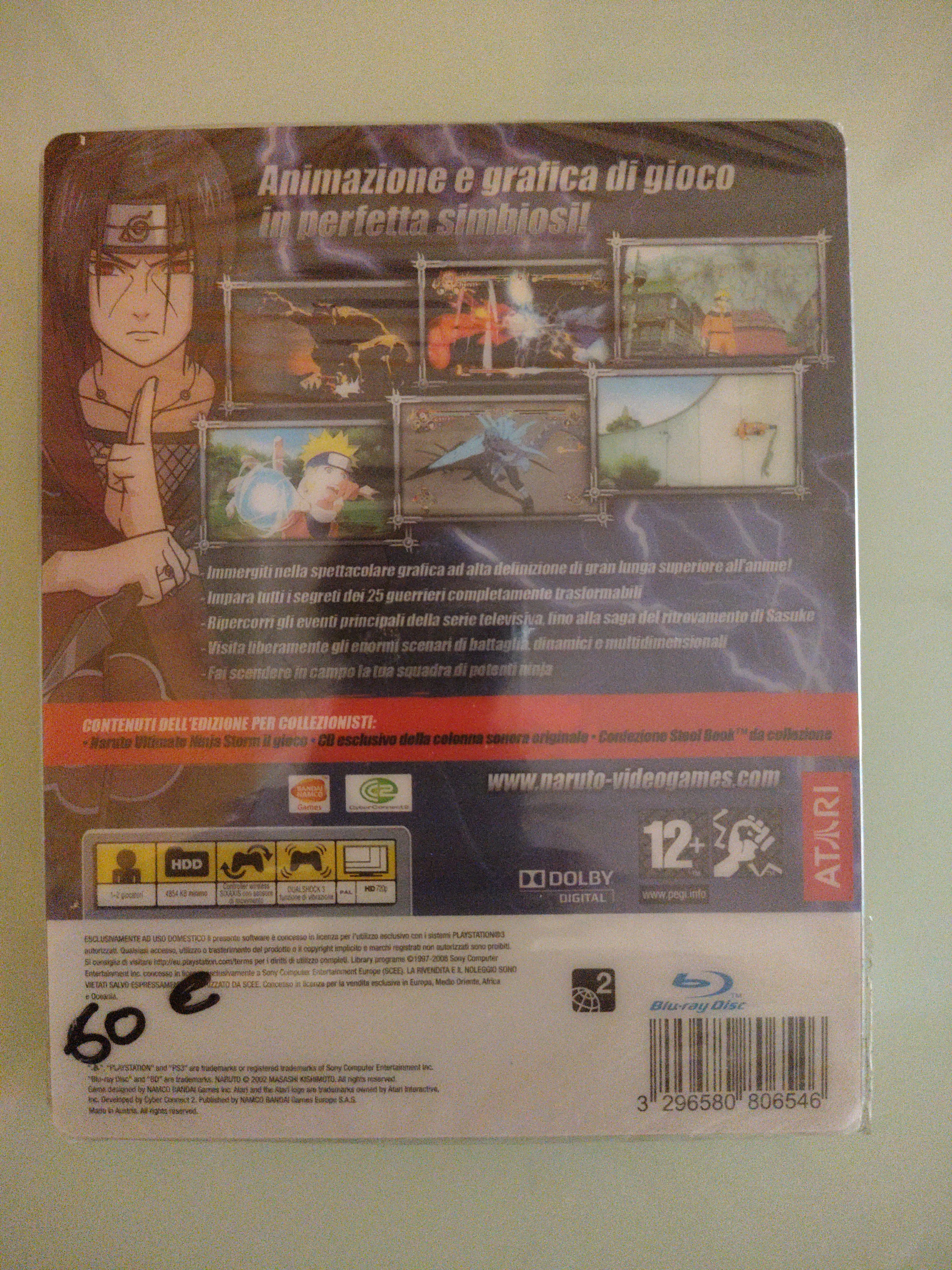 NARUTO ULTIMATE NINJA STORM COLLECTOR'S EDITION - SONY PS3 - NUOVO SIGILLATO PAL ITA