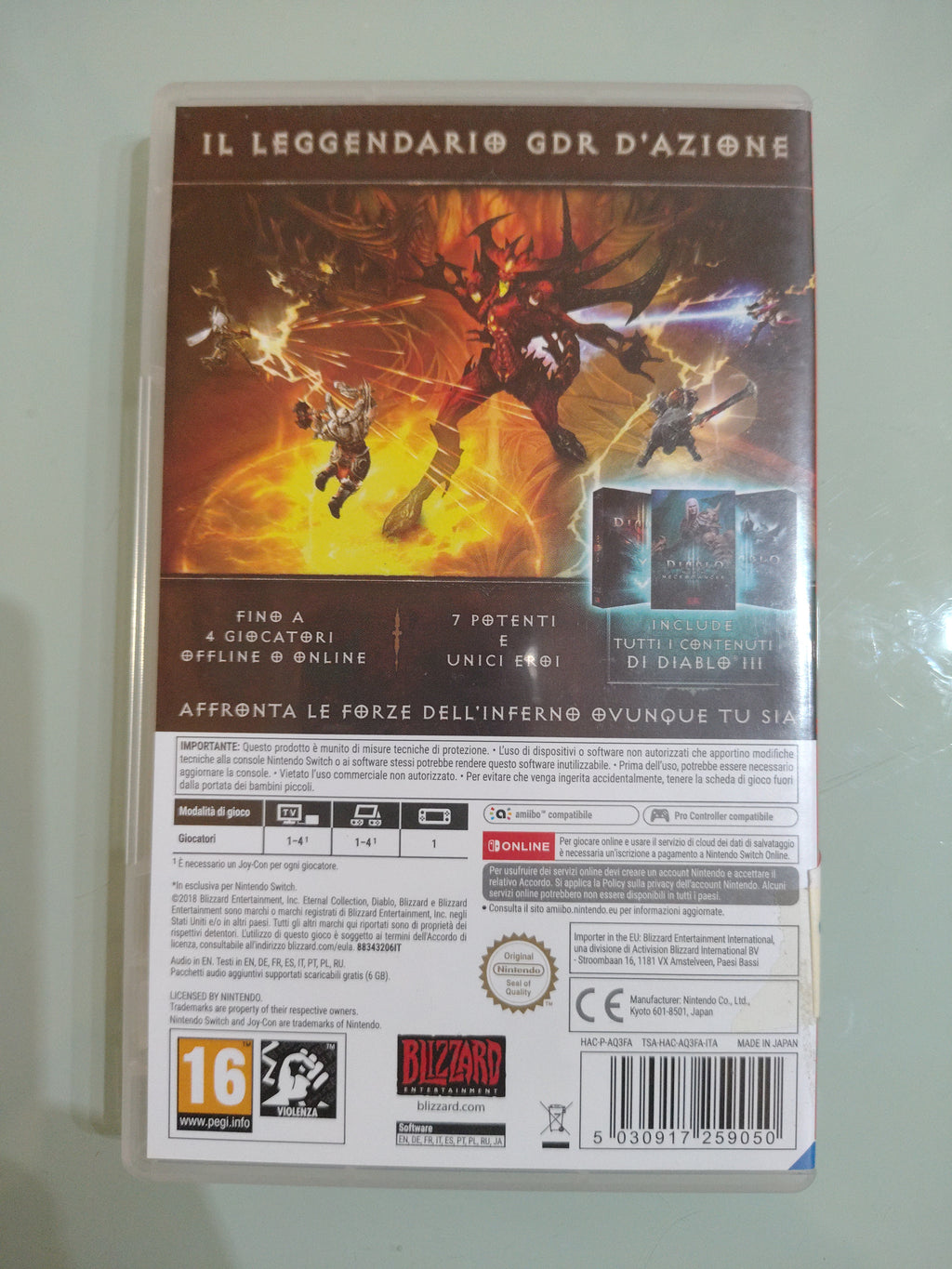 Diablo III 3 - Collezione Eterna - Nintendo Switch