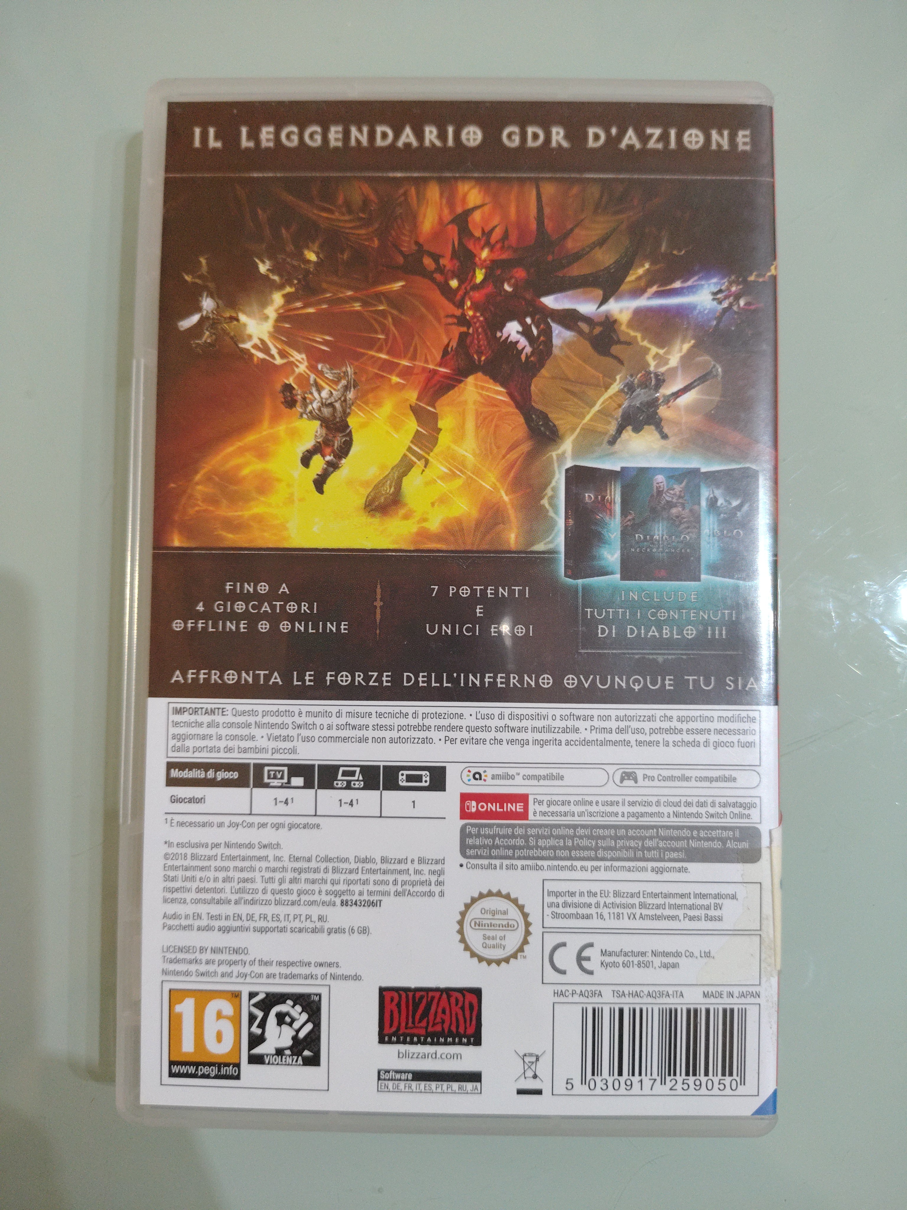 Diablo III 3 - Collezione Eterna - Nintendo Switch