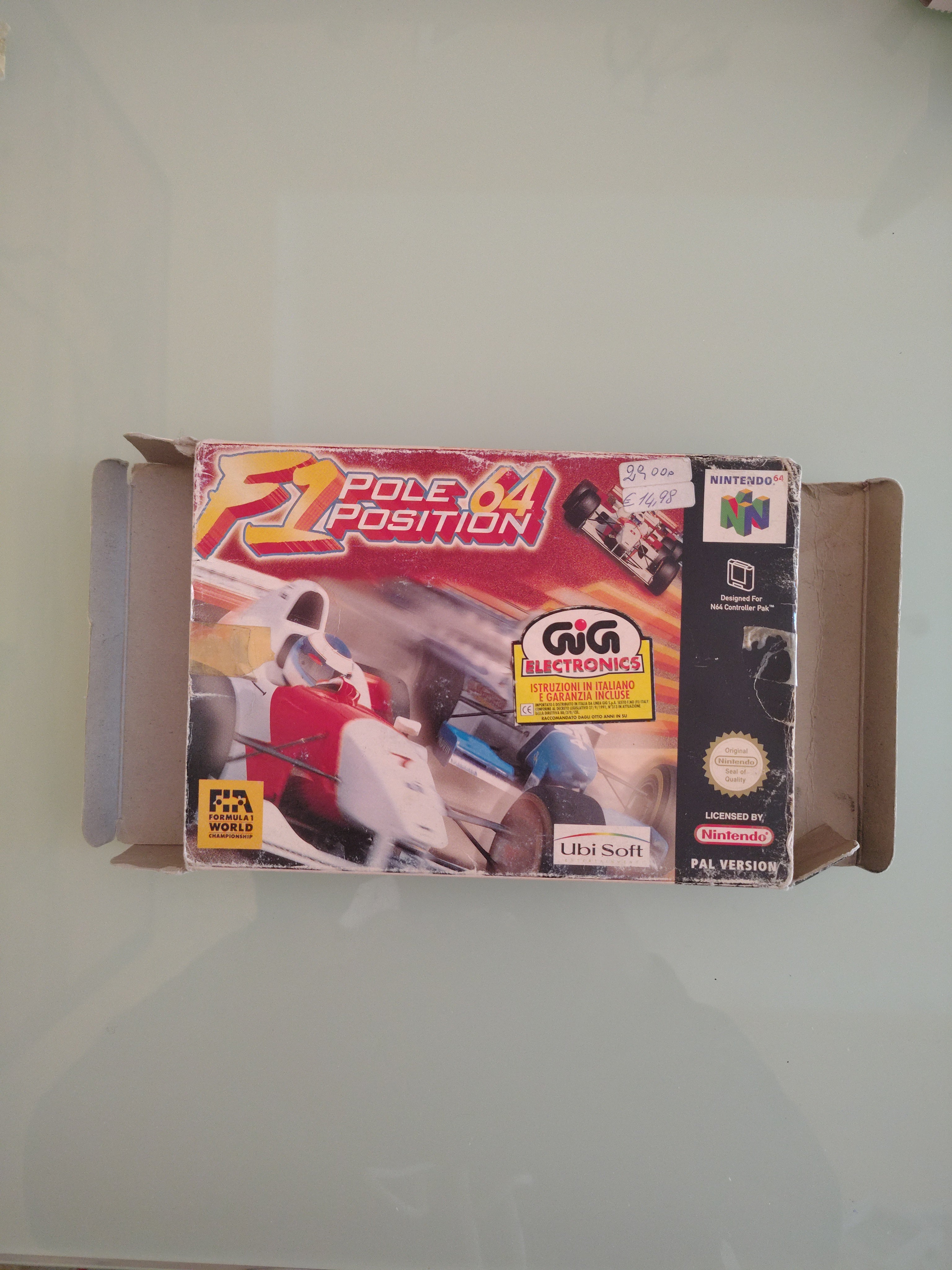 FORMULA 1 POLE POSITION 64 PAL
