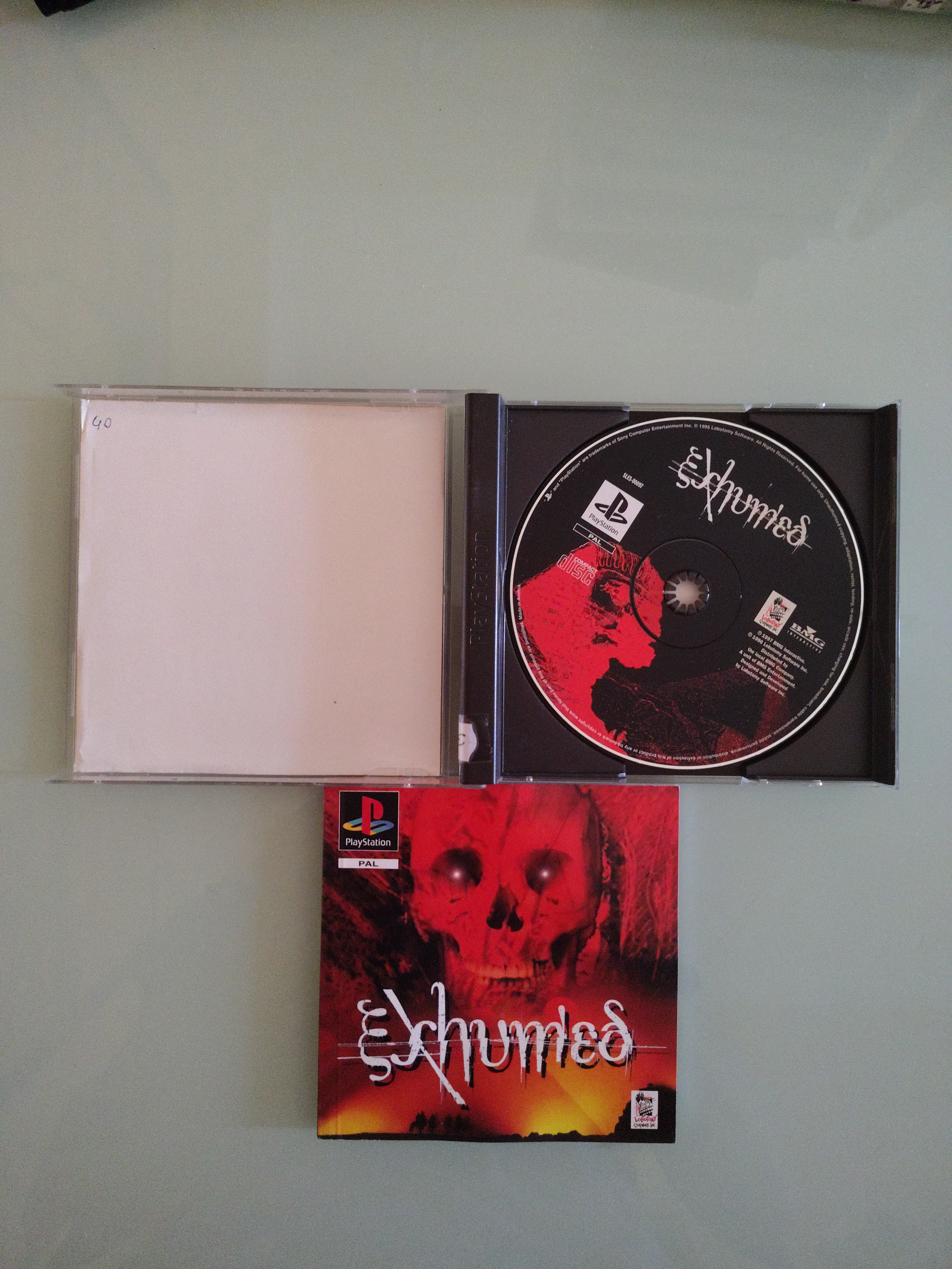 Exhumed PS1 Sony PlayStation 1 PAL-EUR Multilenguage Testato completo