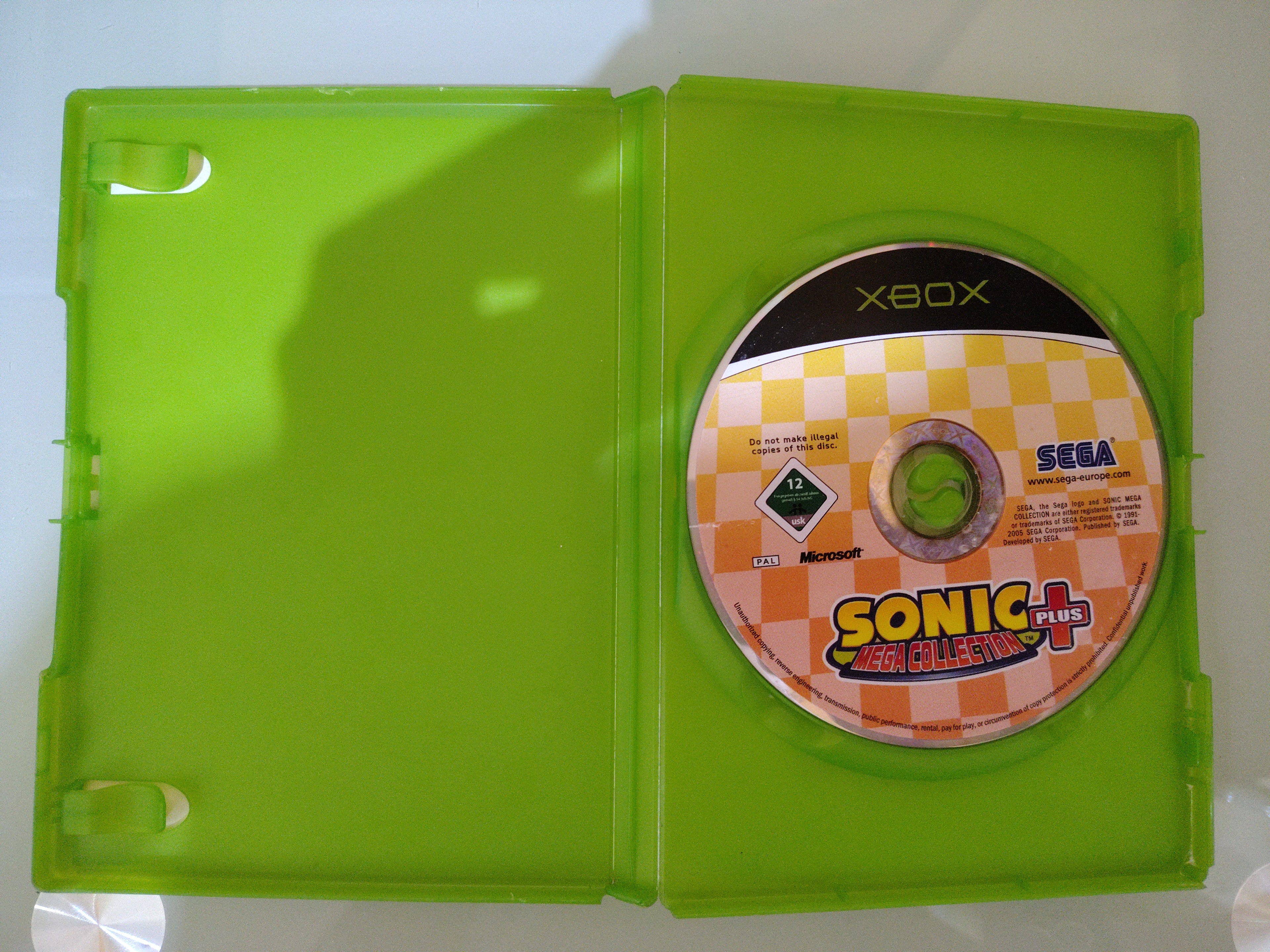 Sonic Mega Collection Plus Microsoft Xbox 2004 senza manuale