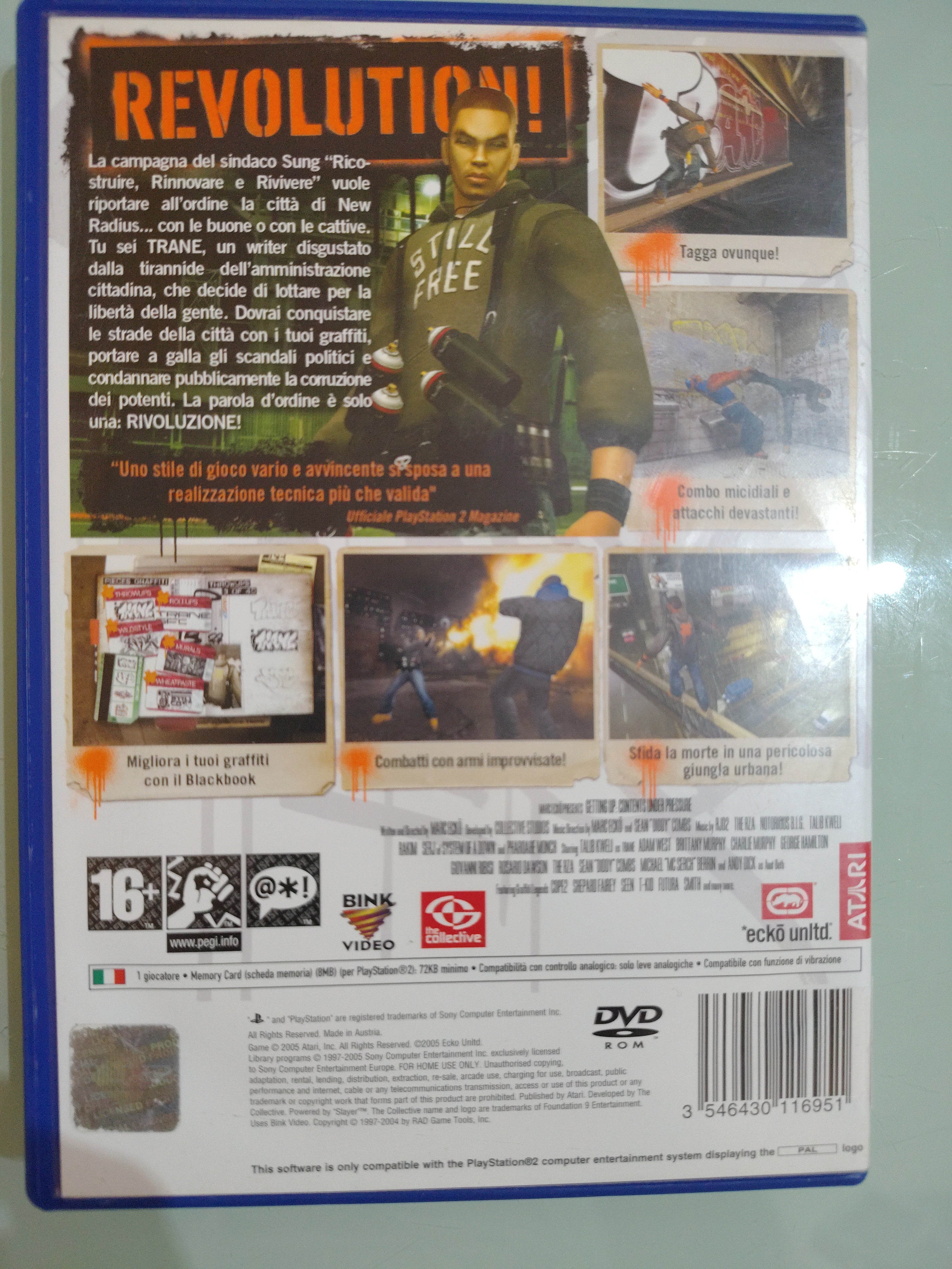Marc Ecko's Getting Up PS2 ITA