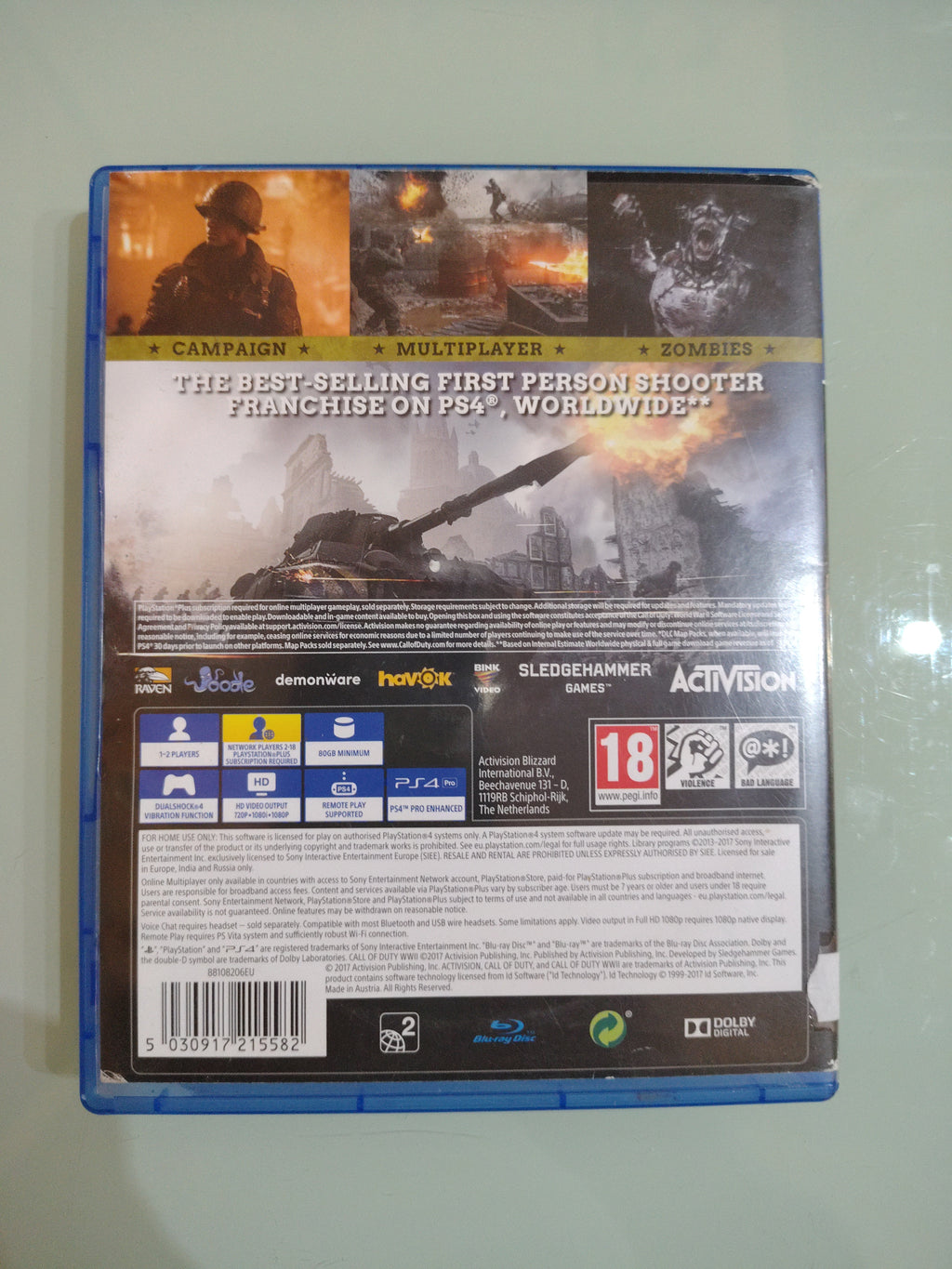 Call of Duty WWII GIOCO PS4 VERSIONE ITALIANA