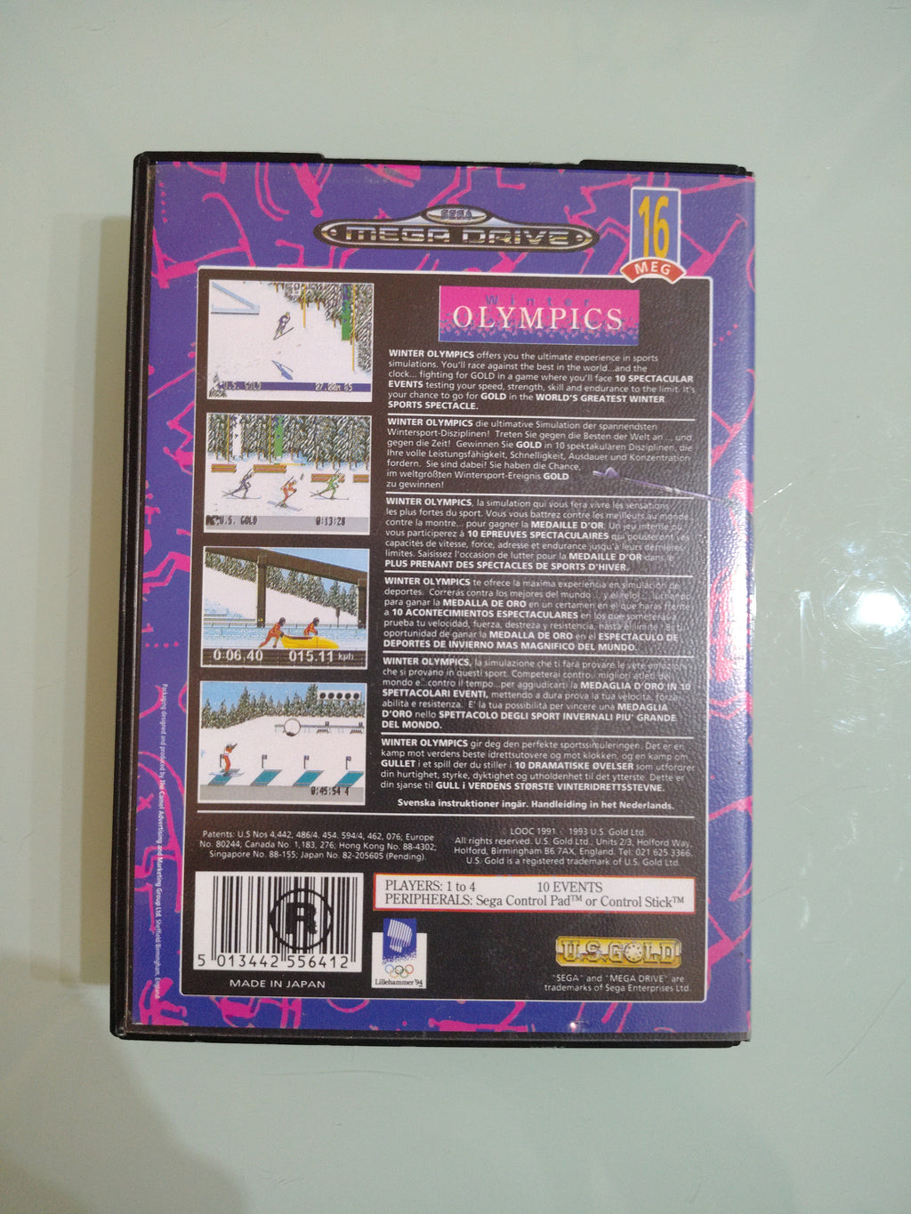 Winter Olympics - Sega Megadrive MD - PAL