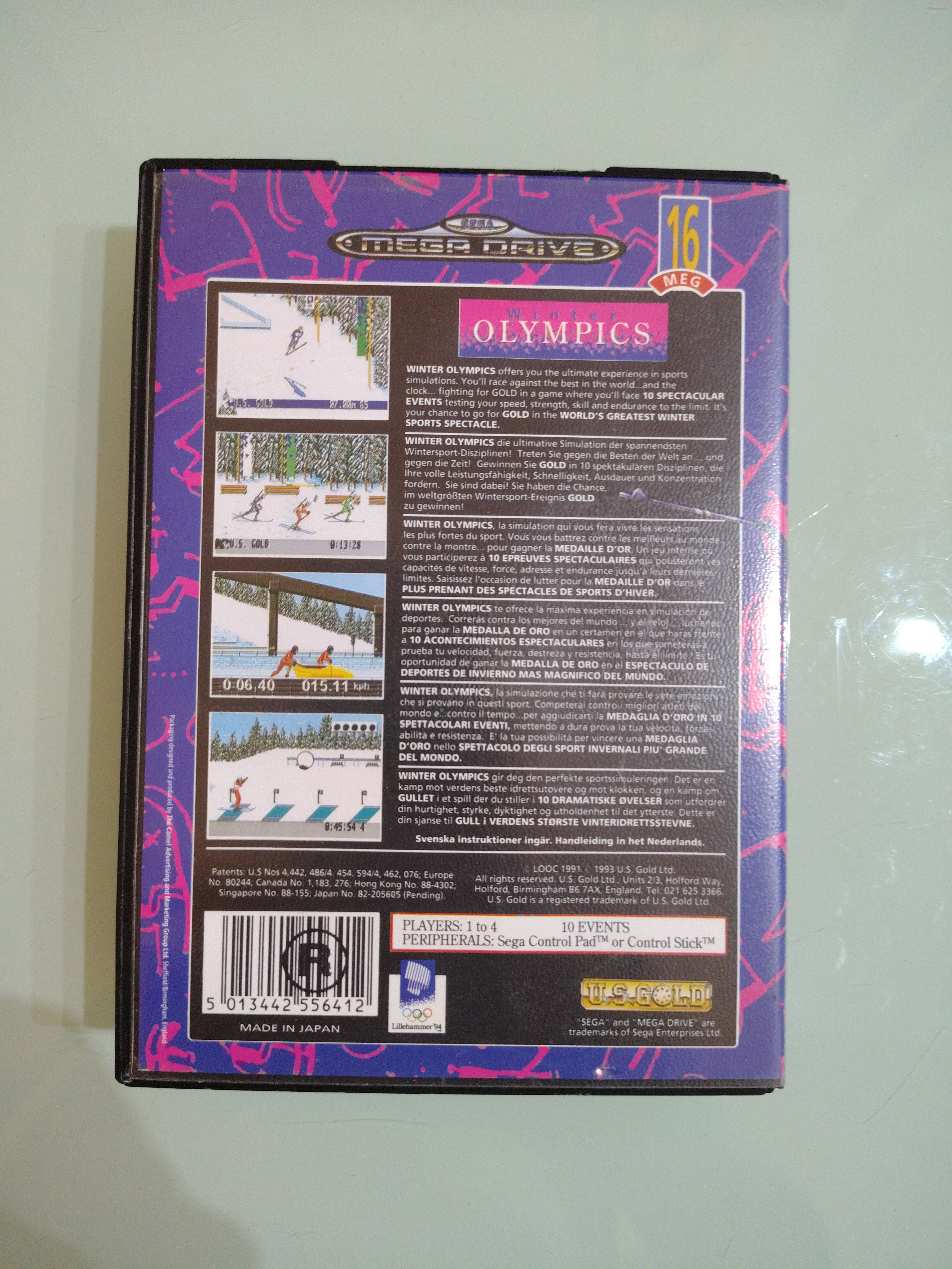 Winter Olympics - Sega Megadrive MD - PAL