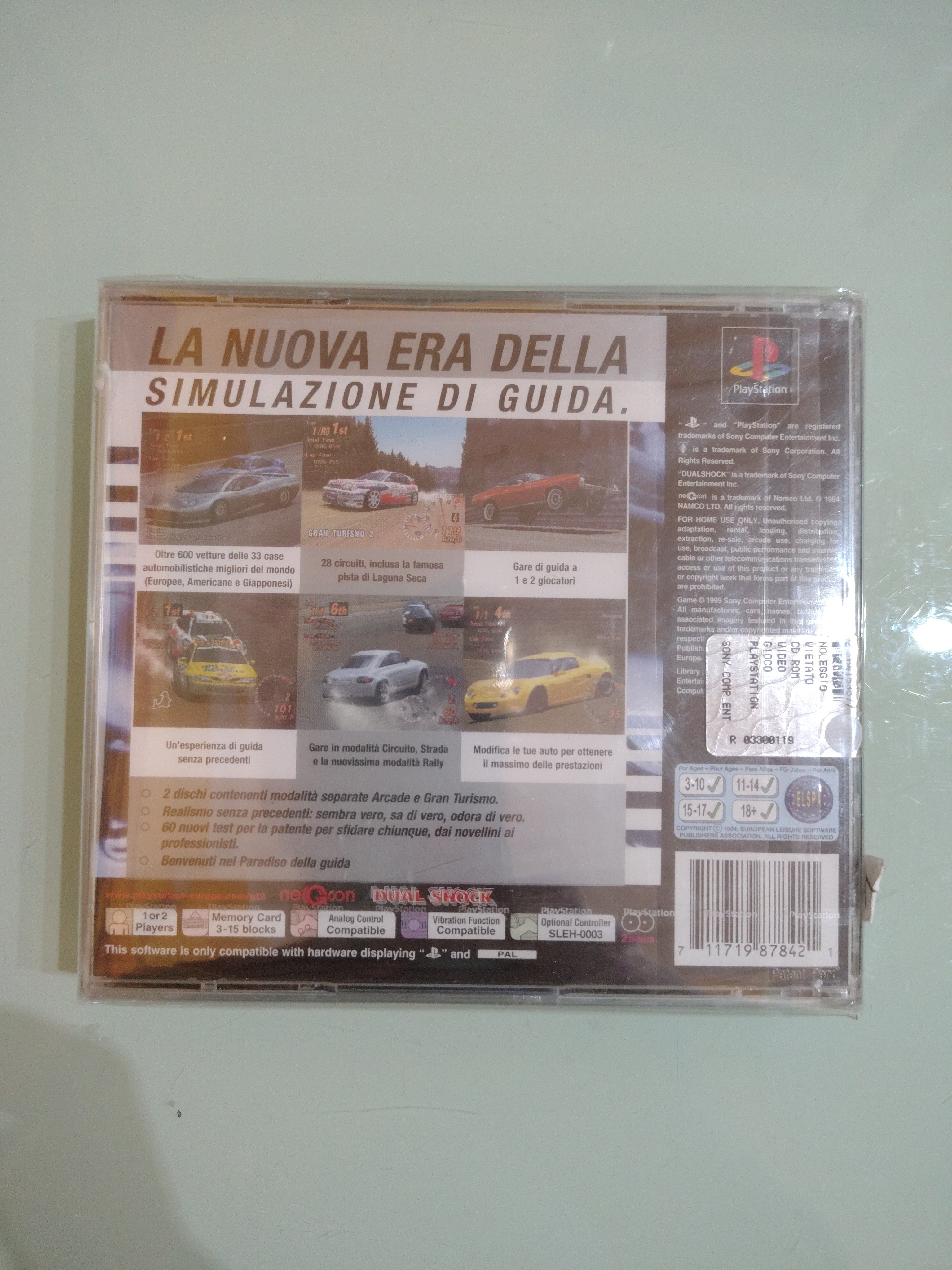 Gran Turismo 2 (Sony PlayStation 1, 2000) sigillato italiano