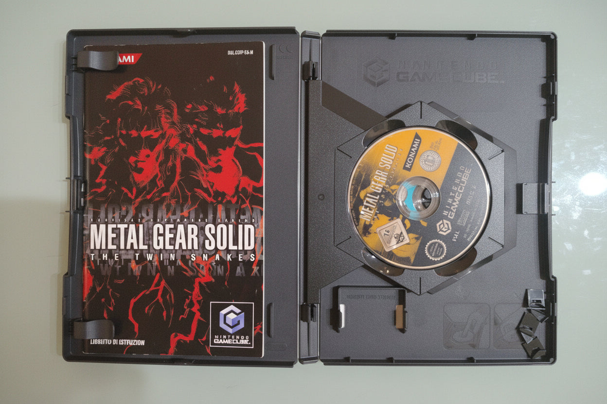 METAL GEAR SOLID TWIN SNAKES GAMECUBE NGC VERSIONE ITALIANA PAL ITA