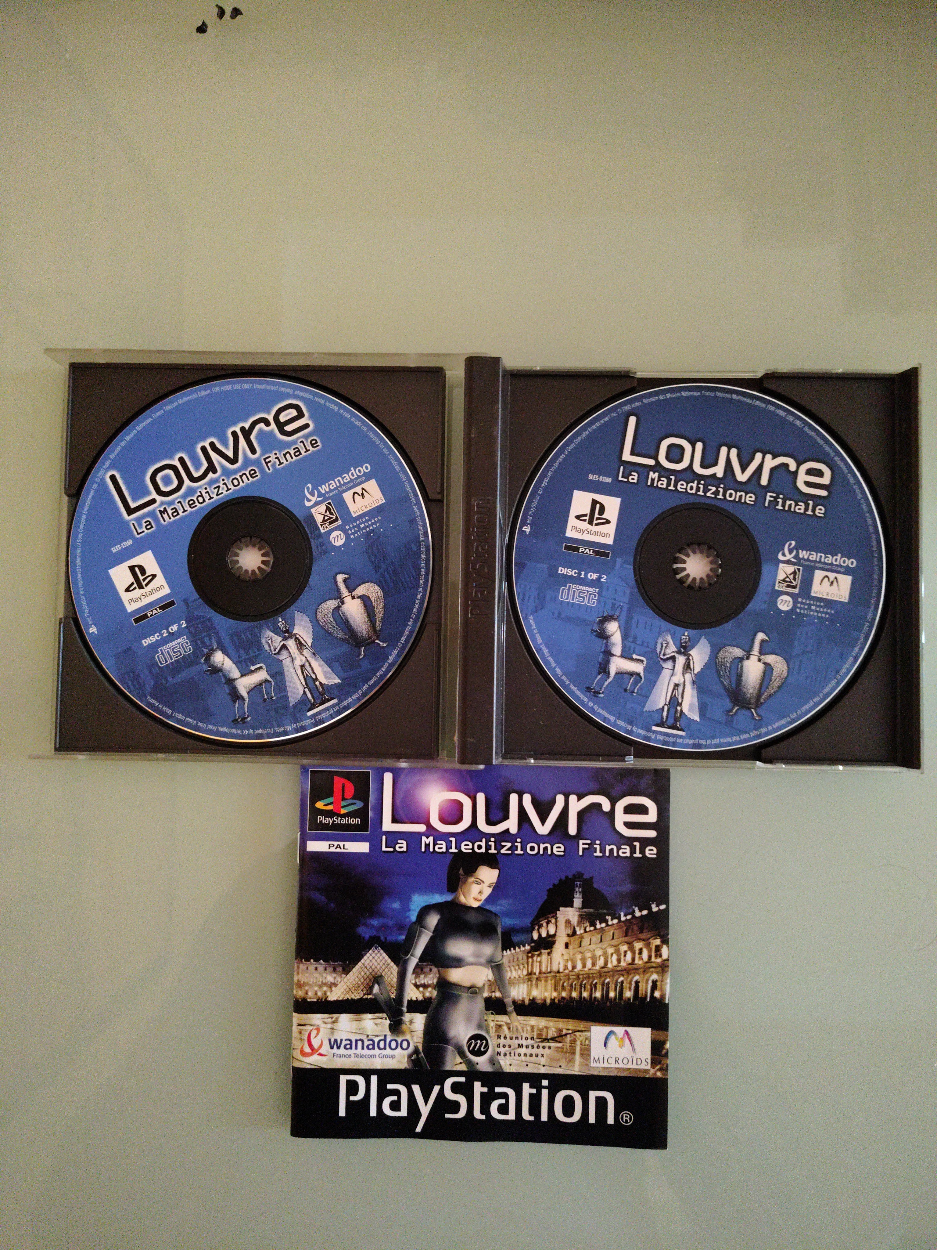 LOUVRE LA MALEDIZIONE FINALE - SONY PS1 - USATO PERFETTAMENTE FUNZIONANTE PAL