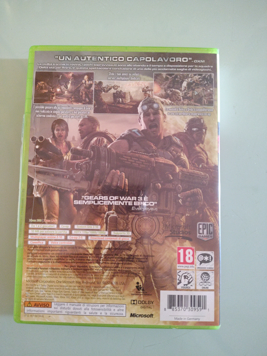Gear of war 3 PAL ita