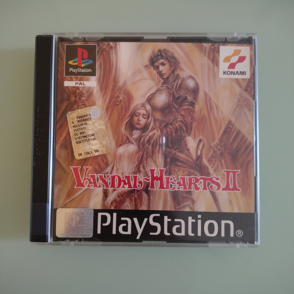 Vandal Hearts 2 II - PAL ITA 🇮🇹 - Playstation 1   PSX demo suikoden III raro